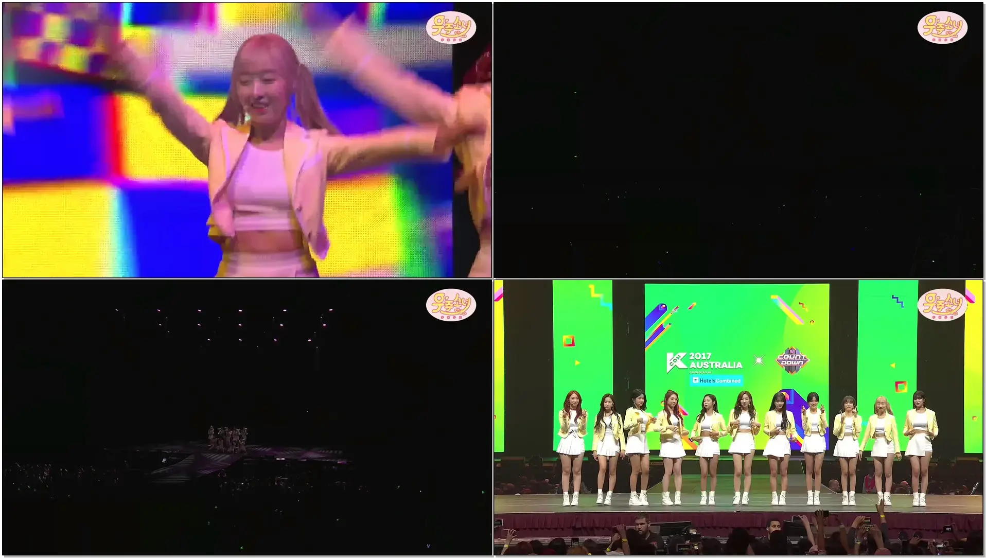 170923 KCON 2017 Australia 우주소녀 Kylie Minogue unit Stage + HAPPY + 비밀이야 + Talk + Catch me