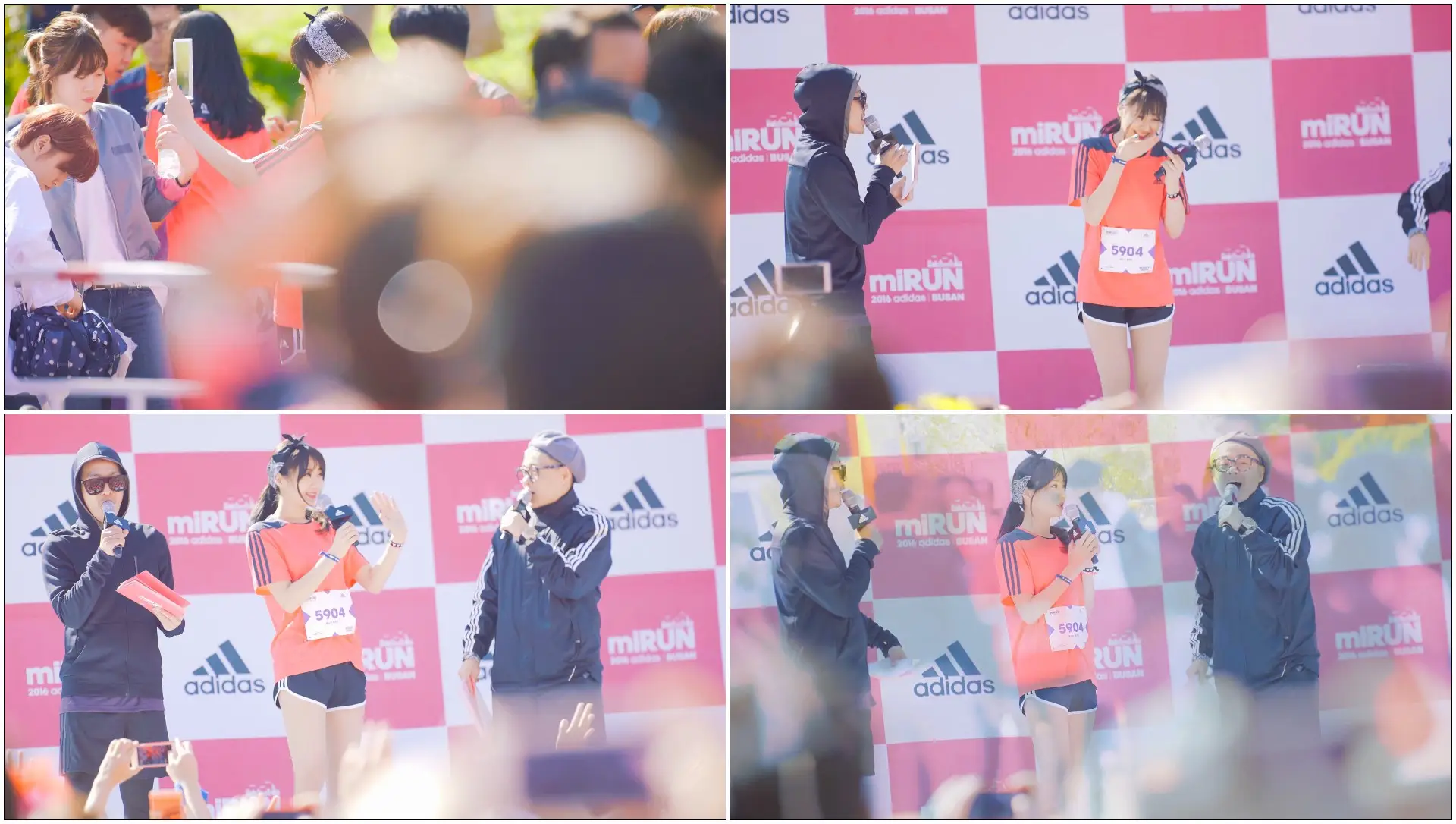 [4k Fancam/직캠]160417 나인뮤지스(9muses) 경리 @부산 아디다스 마이런