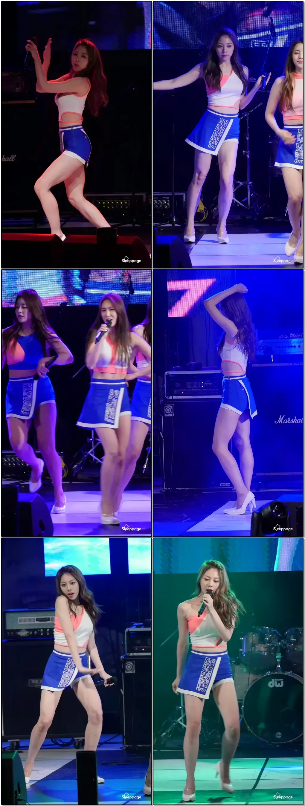 [FANCAM] 160827 브레이브걸스 (BRAVE GIRLS) 너무변했어 [은지] @ 평택락페스티발 By Sleeppage