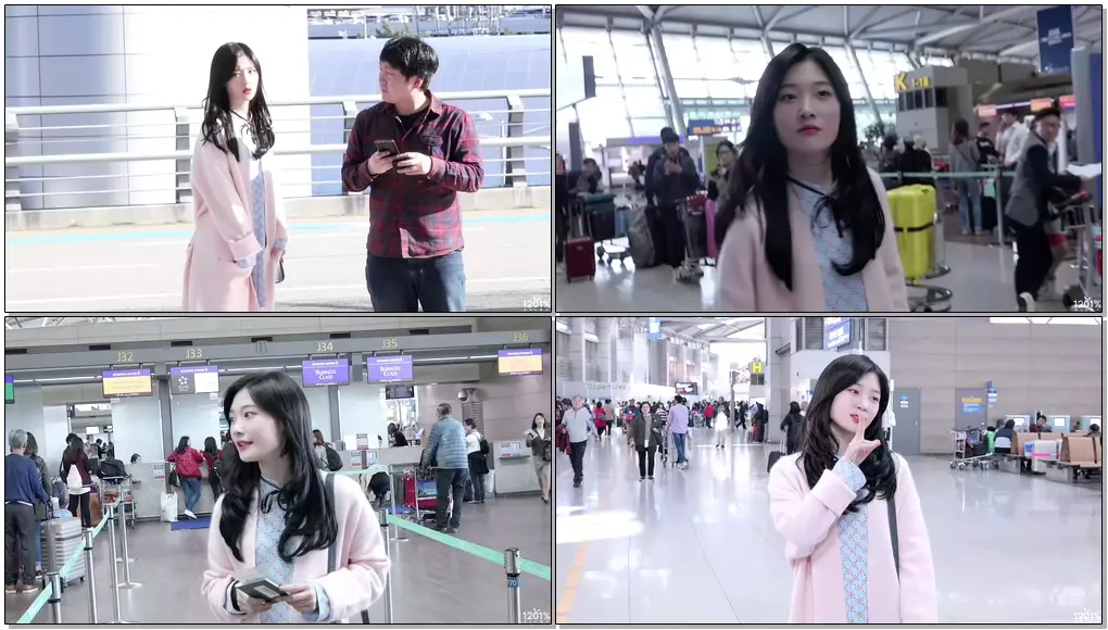 161030 먹고자고먹고 정채연 싱가포르 출국 인천국제공항 직캠