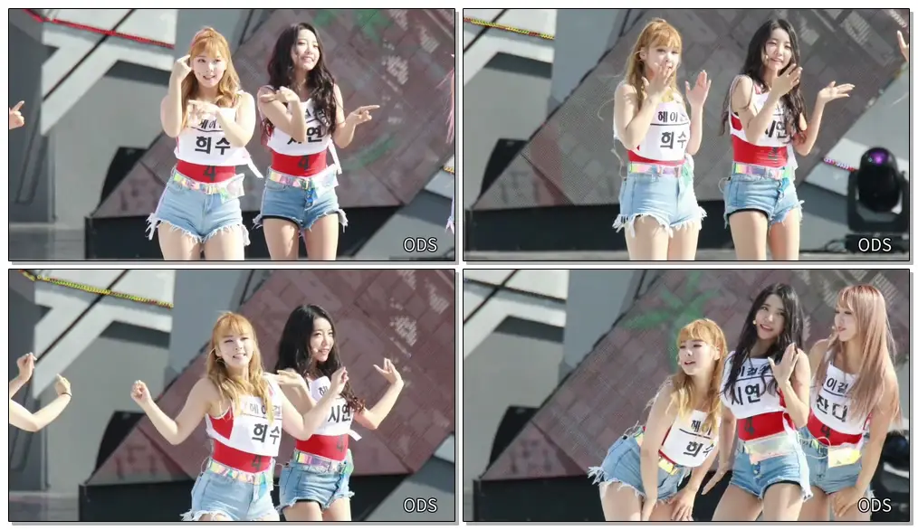 180902 헤이걸스(HEYGIRLS) 희수 녹여줘 리허설 - 2018 인천공항 Sky Festival