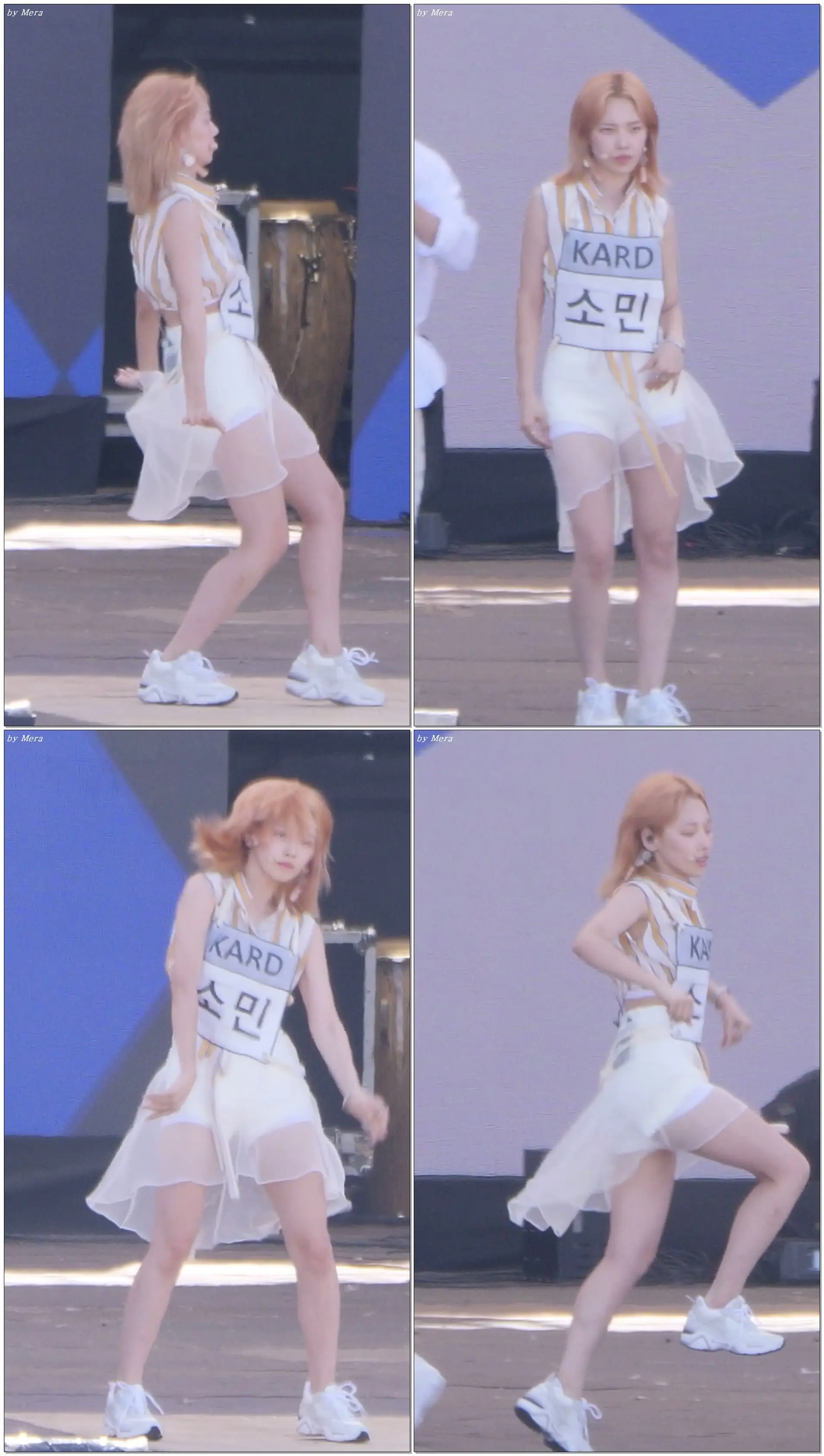 180723 카드 (K.A.R.D) Ride on the wind 카메라 리허설 [소민] Somin 직캠 Fancam (울산 썸머페스티벌) by Mera