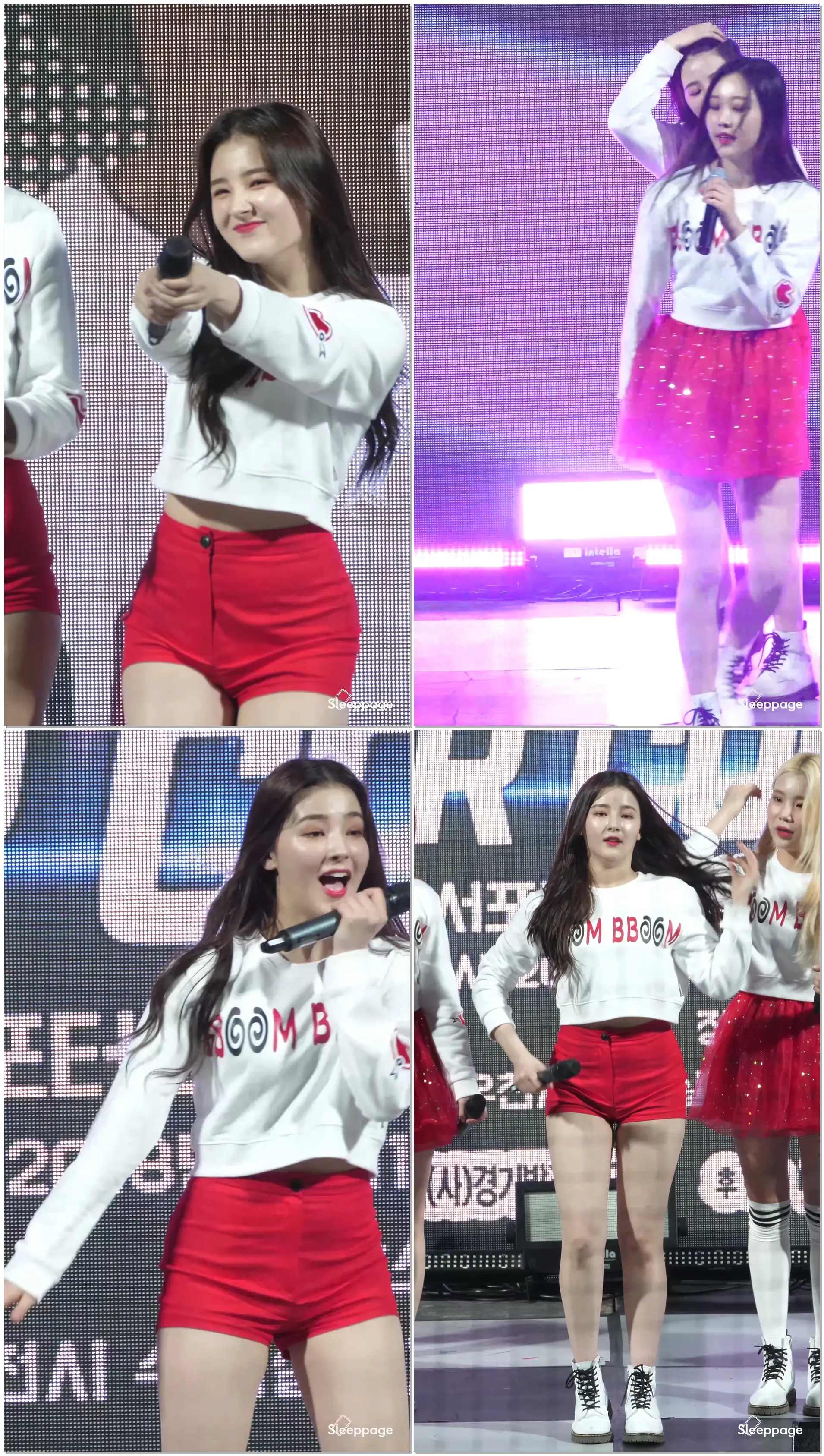 [4K] 180401 모모랜드 MOMOLAND Full Cam 낸시 Nancy @ KT WIZ 서포터즈 페스티벌 By Sleeppage