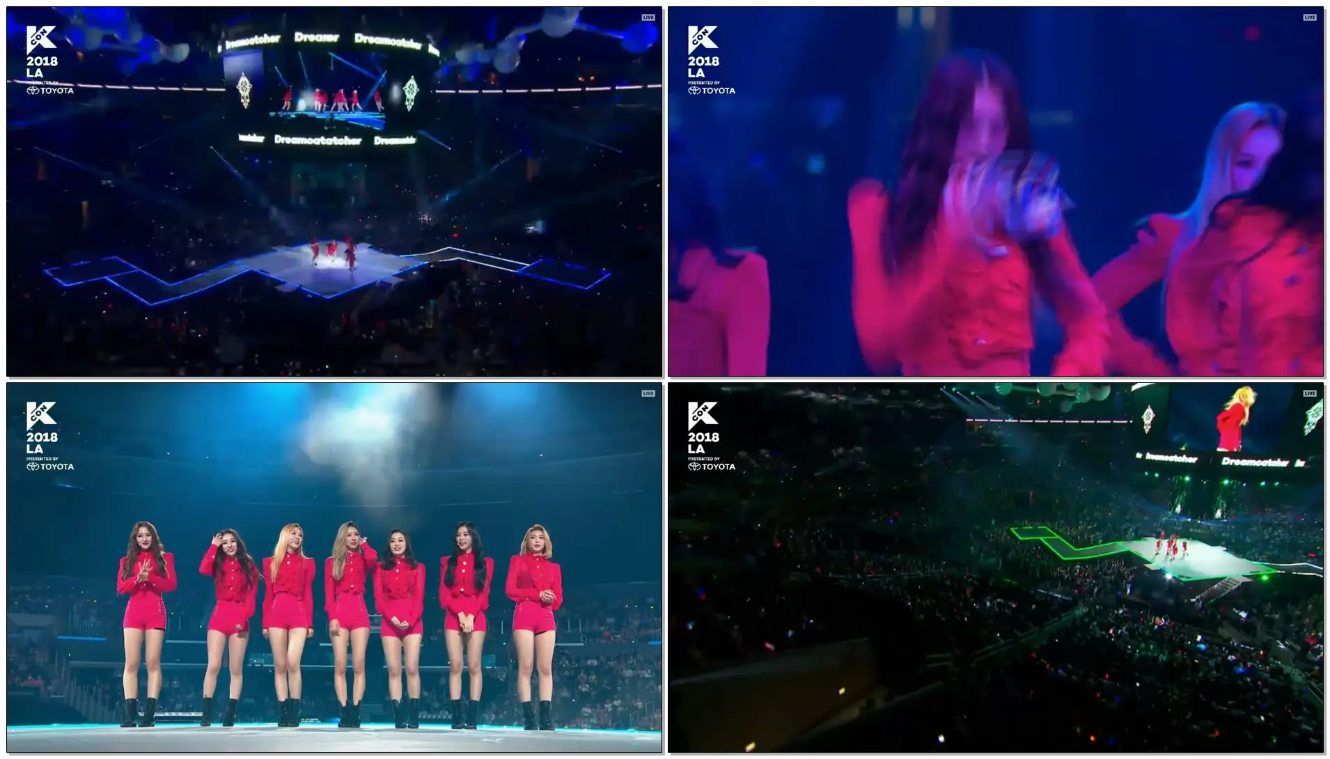 180812 Dreamcatcher (드림캐쳐) - YOU AND I, Talk, GOOD NIGHT @ KCON LA 2018