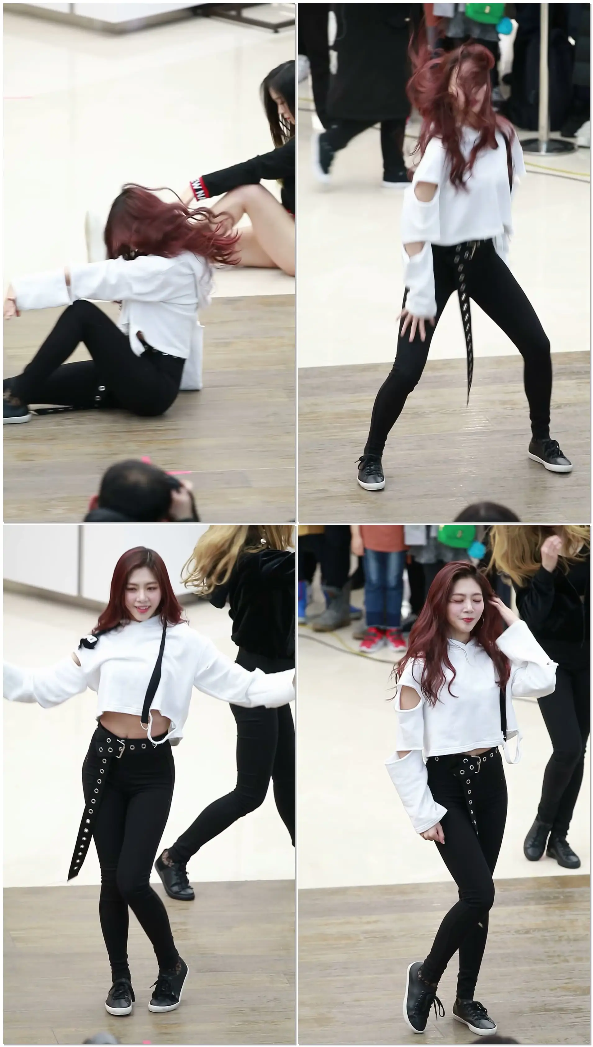 180210 드림캐쳐 (DREAMCATCHER) 지유 - Sleep-walking 직캠 [코엑스 Full Moon 버스킹]