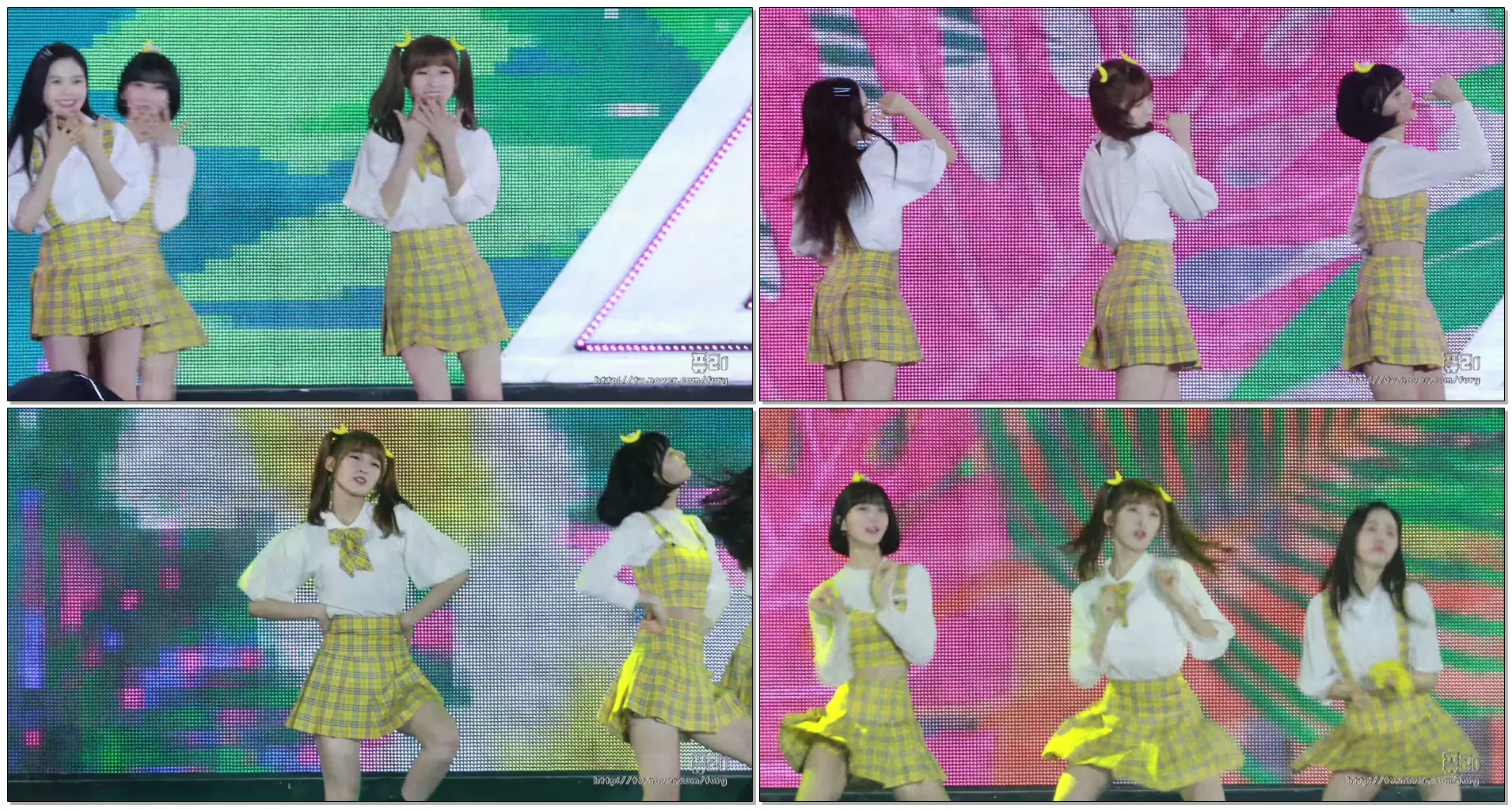 180404 오마이걸 반하나 아린 - 바나나 알러지 원숭이 (울산 쇼 챔피언)