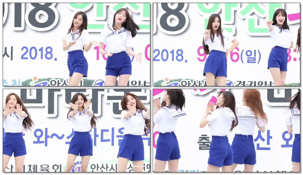 [4K] 180916 프로미스나인 fromis9 투 하트 To Heart 이나경 LEE NAKYUNG @ 안산희망마라톤 By Sleeppage