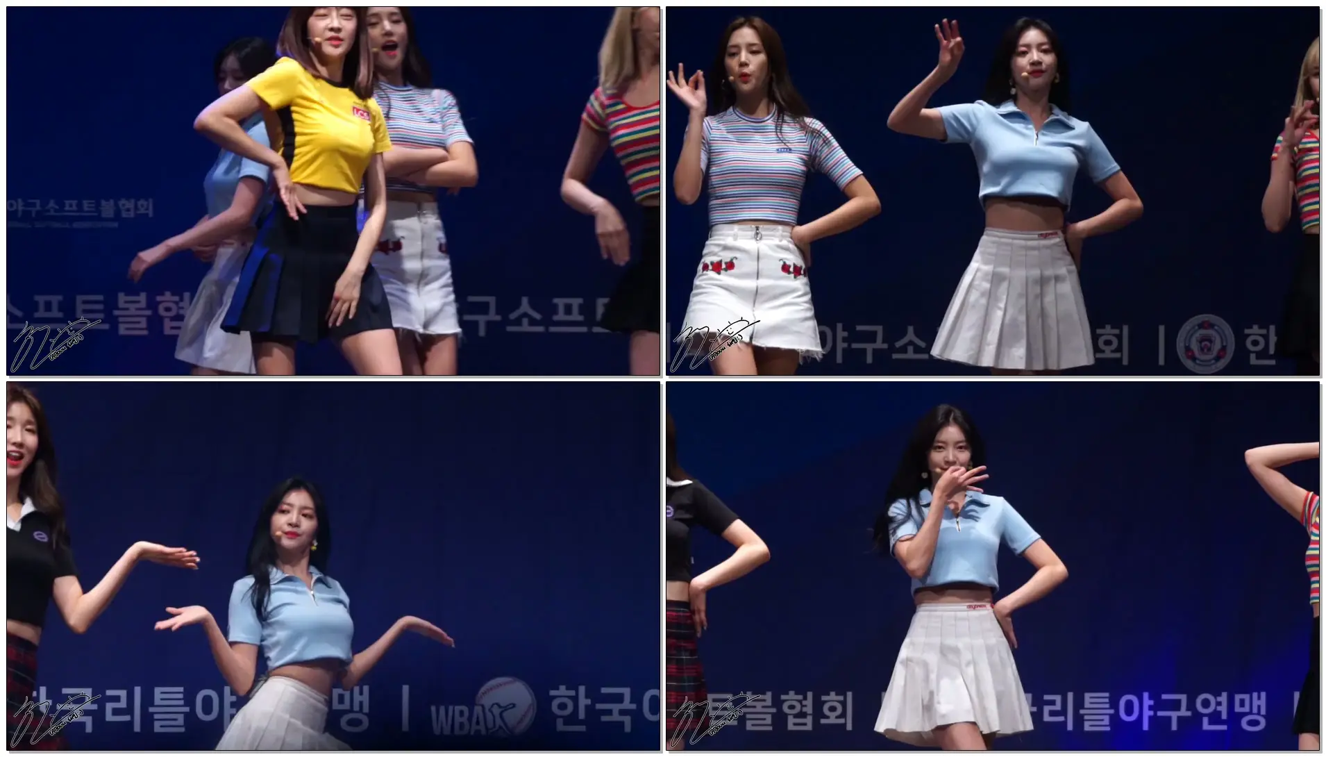 [180721]U-12 전국유소년야구대회 개막식 라붐 해인 - 휘휘