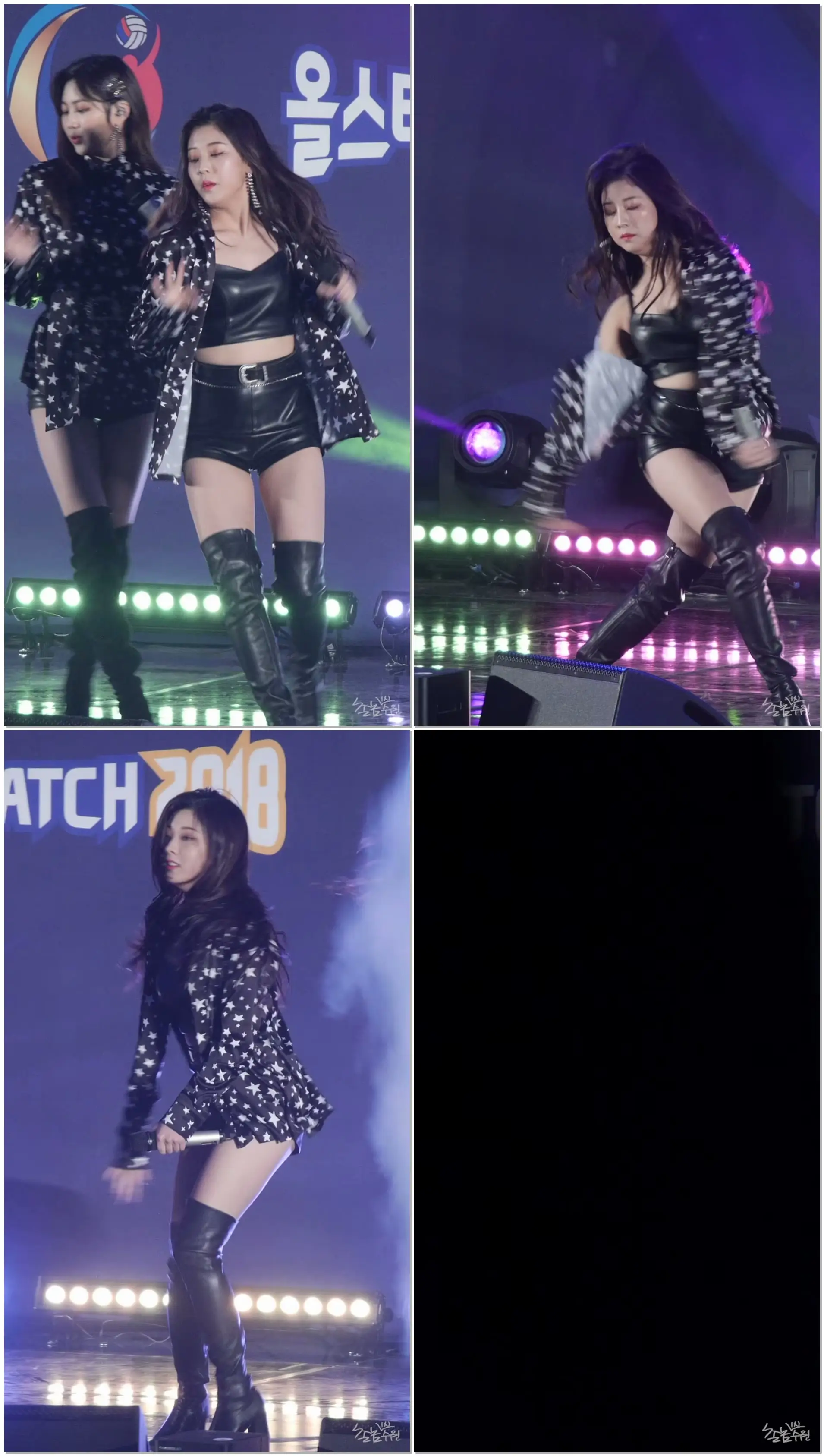 180408 CLC - Black Dress (장승연) 직캠 by 수원촌놈 [한국-태국 여자배구 올스타 슈퍼매치]