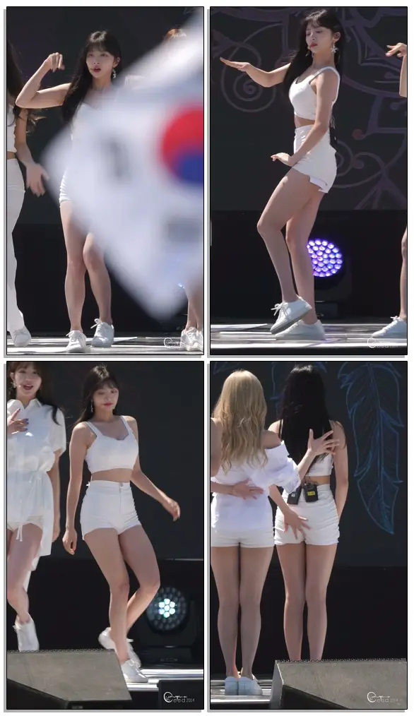 180908 라붐 Laboum 해인 Between Us 체온 @국방일보전우마라톤대회 여의도한강공원 4K 60P 직캠