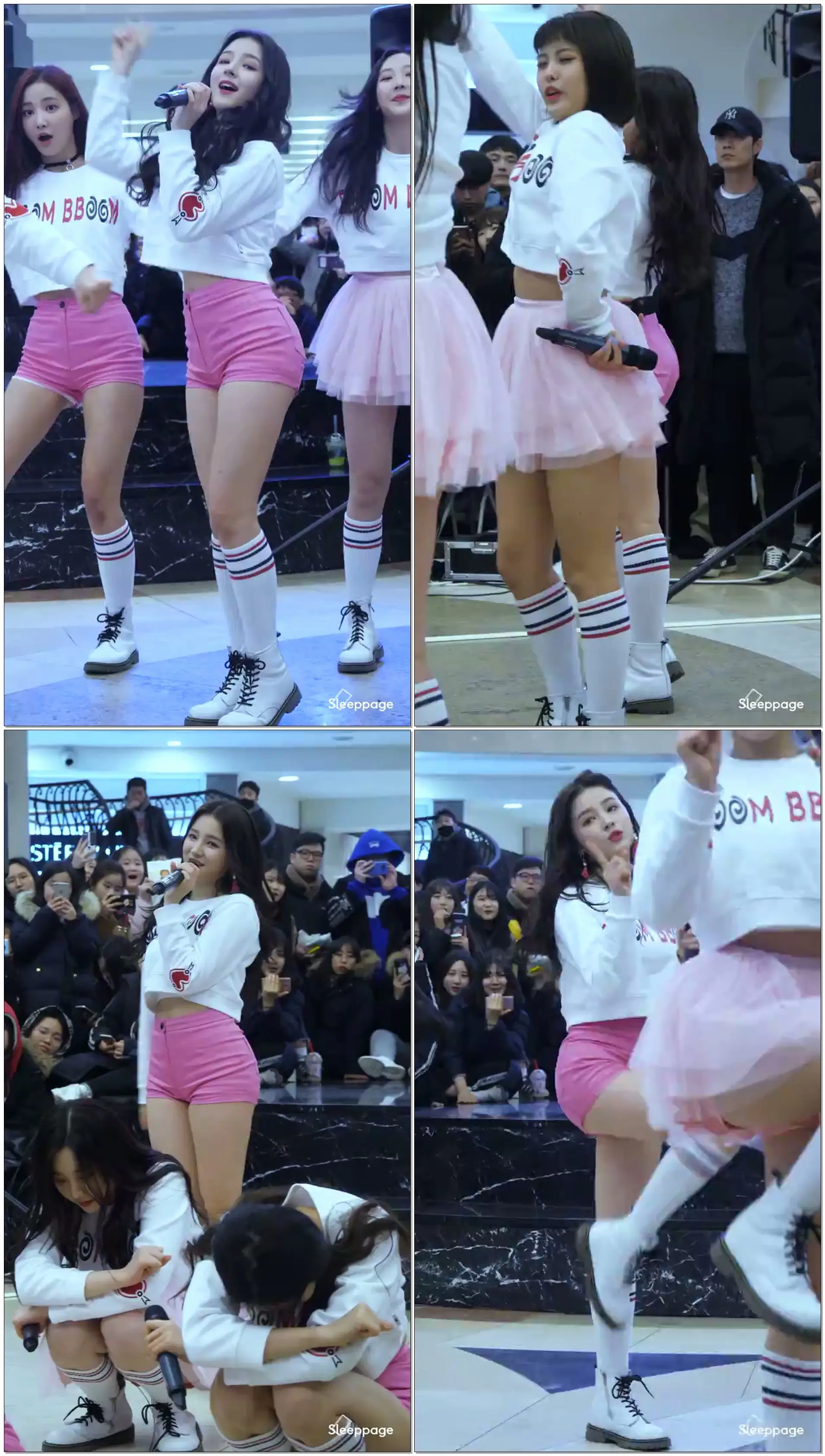 [4K] 180203 모모랜드 MOMOLAND 꼼작마 Freeze! 낸시 NANCY @ 분당AK플라자 By Sleeppage