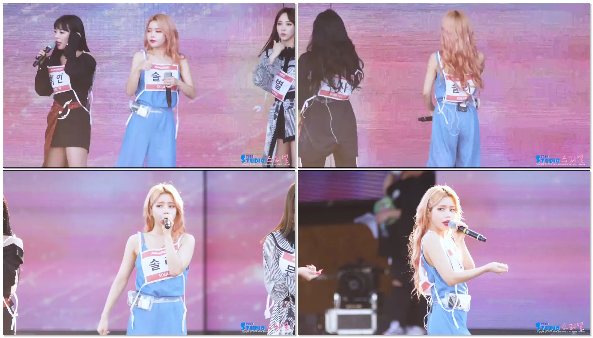 180811 마마무 MAMAMOO 솔라 Solar 리허설 Rehearsal 데칼코마니 Décalcomanie 4K 60P 직캠 @ DMZ 평화콘서트 by Spinel