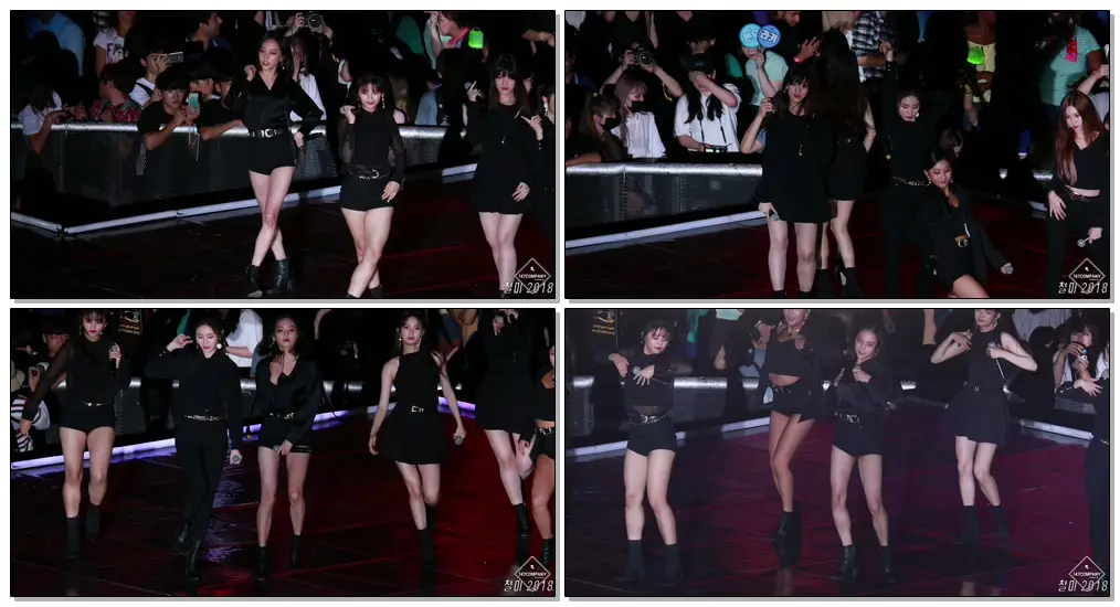 180901 4k 씨엘씨 (clc) 예은 (yeeun) 블랙드레스 (BLACK DRESS) BY 철이 147Company - 인천 ink한류콘서트(직캠/fancam)