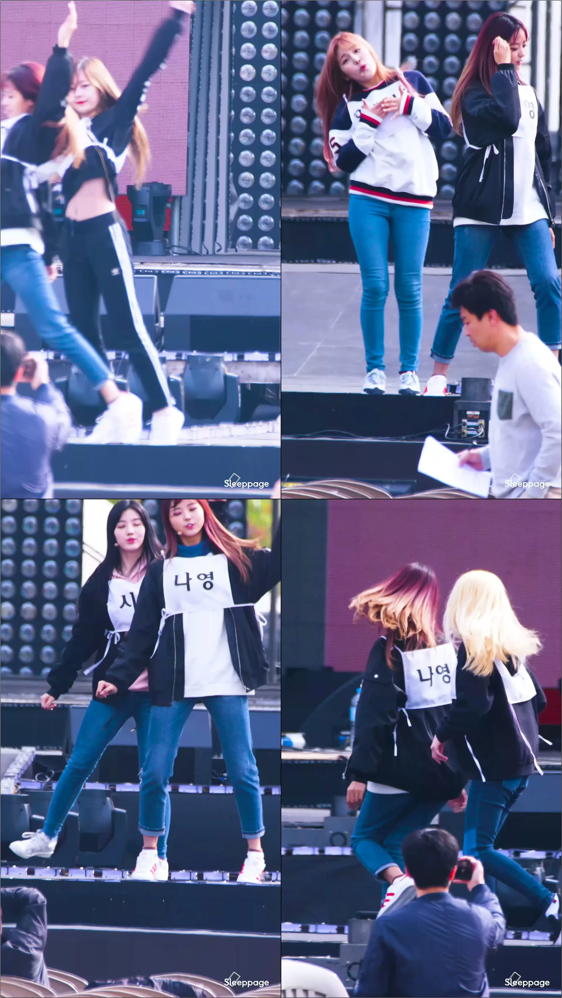 20171014 프리스틴 PRISTIN 위라이크 WE LIKE 나영 Na Young 리허설 @ 한베우정슈퍼쇼 By Sleeppage