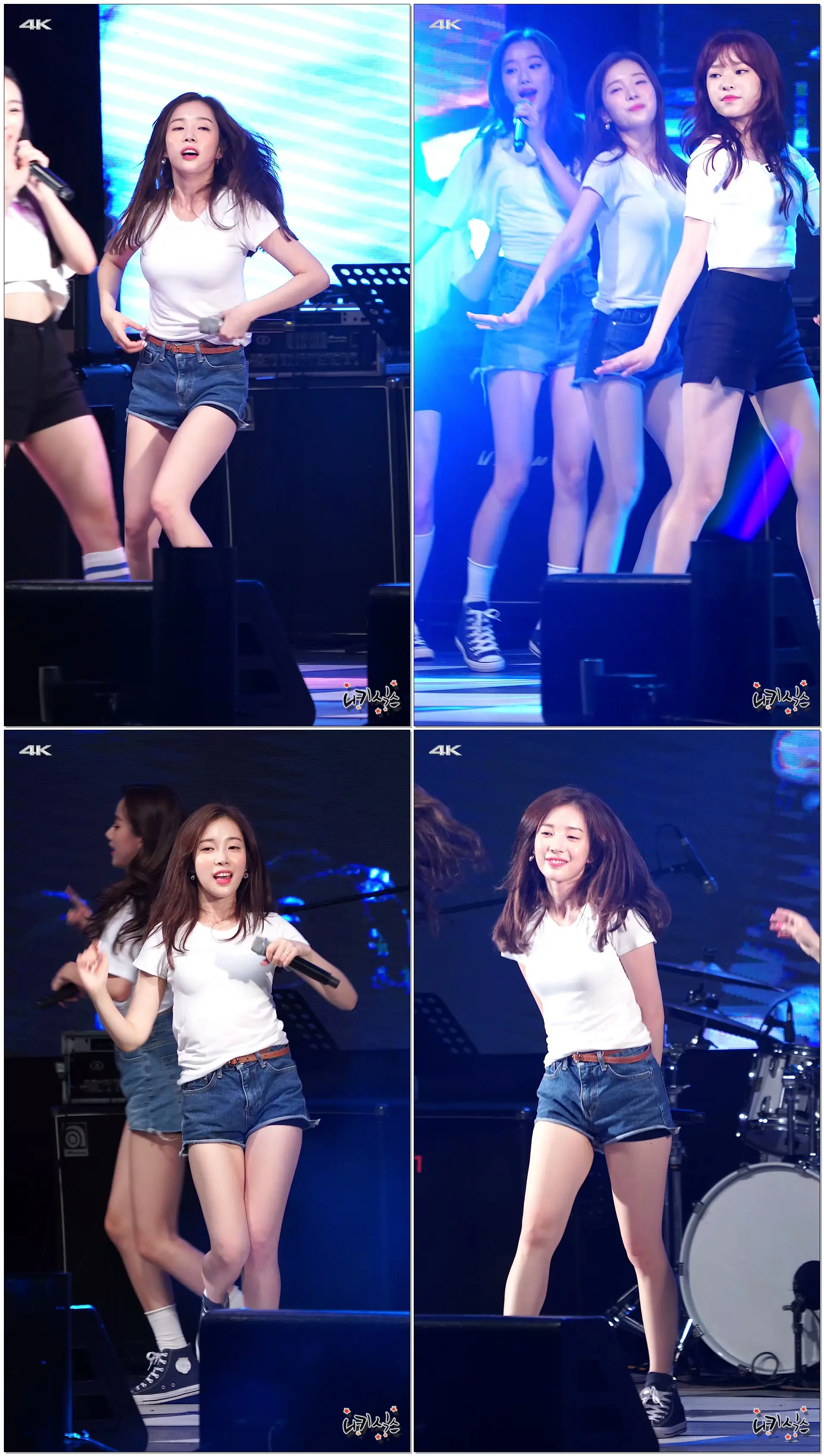 180810 4K 에이프릴(April) 윤채경 팅커벨(Tinker Bell) 서울 아레나 뮤직페스티벌 직캠(Fancam) by 니키식스