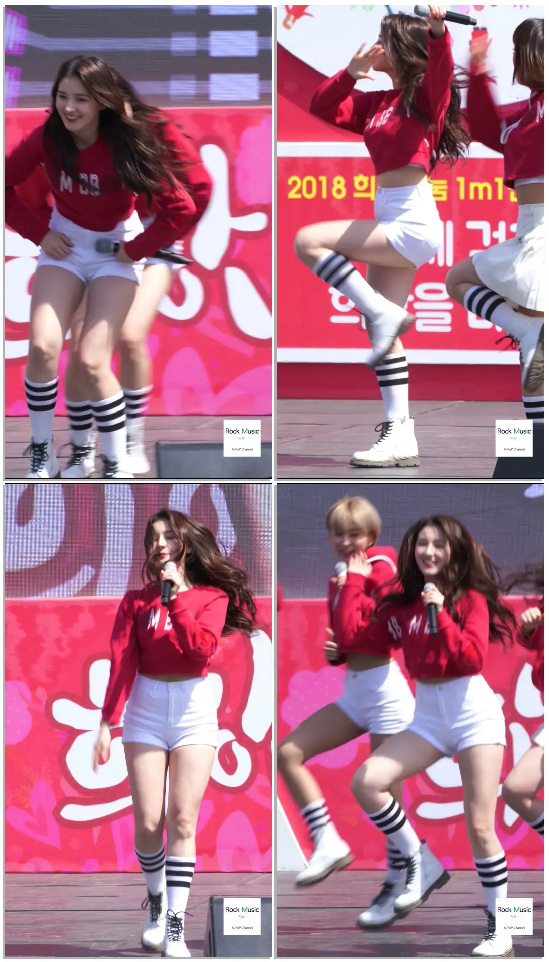모모랜드 MOMOLAND 낸시(Nancy) [4K 직캠]뿜뿜 BBoom BBoom,1M1원 자선걷기@180407 락뮤직