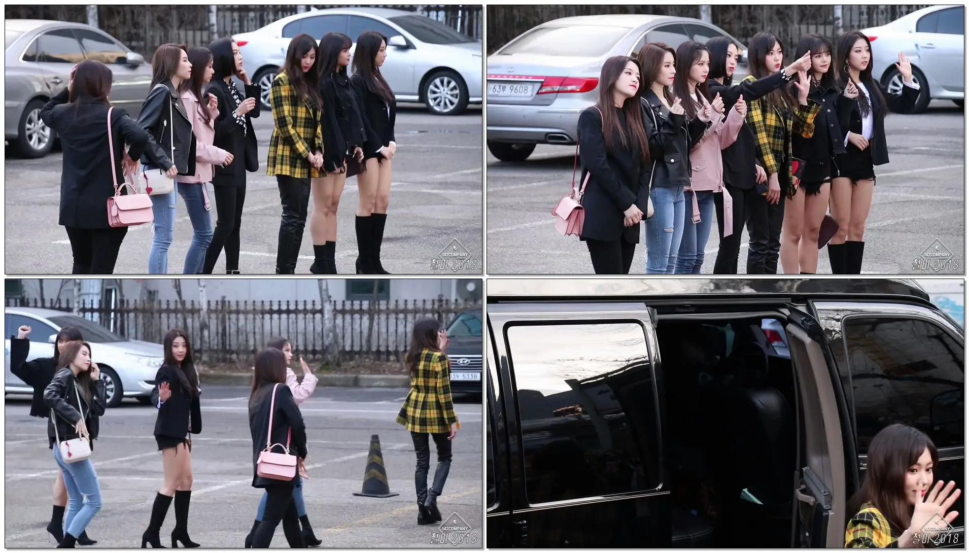 180309 씨엘씨 (clc) 전체 출근길 BY 철이 147Company - kbs 뮤직뱅크 신관공개홀(직캠/fancam)