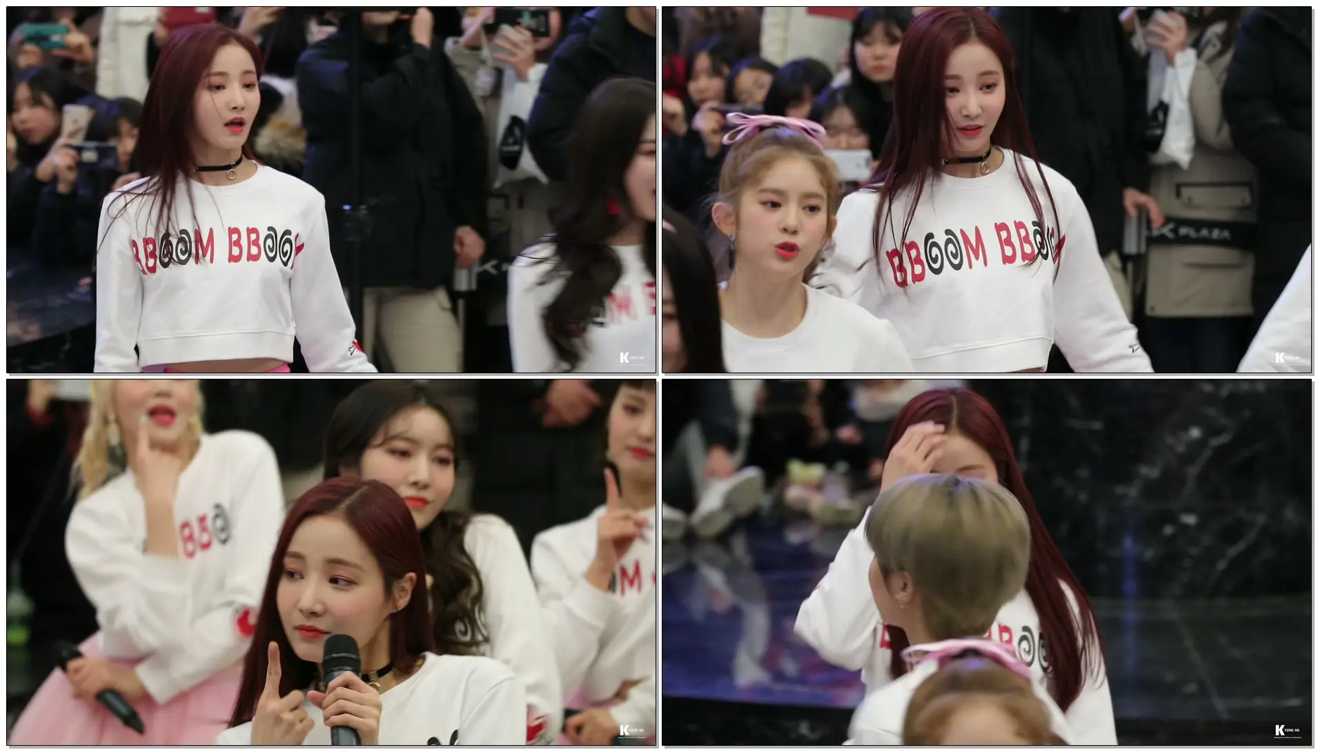 180203 분당 게릴라 콘서트 모모랜드 (momoland) 꼼짝마 (freeze) 연우 가로 직캠 / fancam
