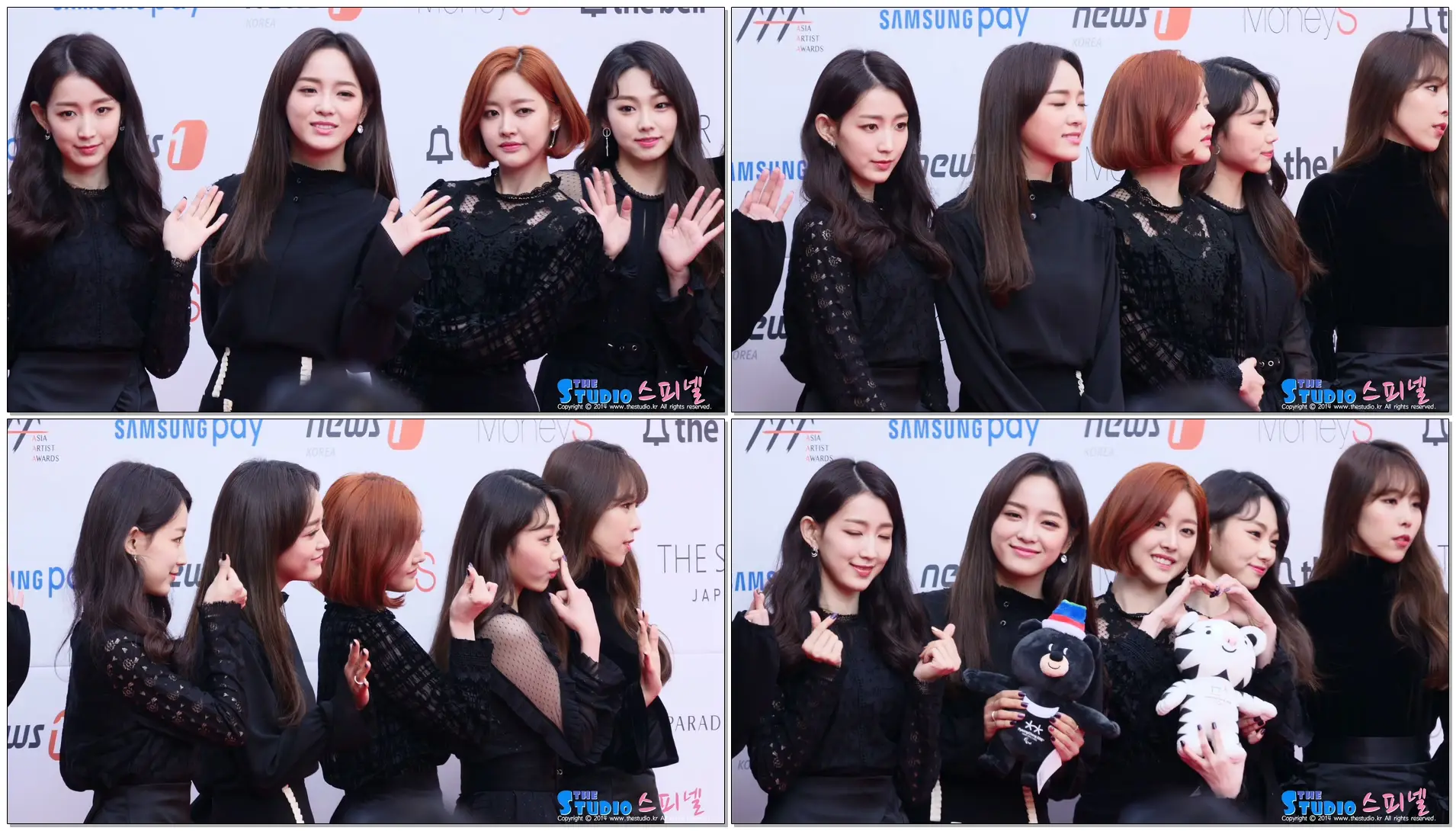 171115 AAA 레드카펫 4K 구구단 하나 세정 미미 미나 직캠 gugudan fancam by Spinel