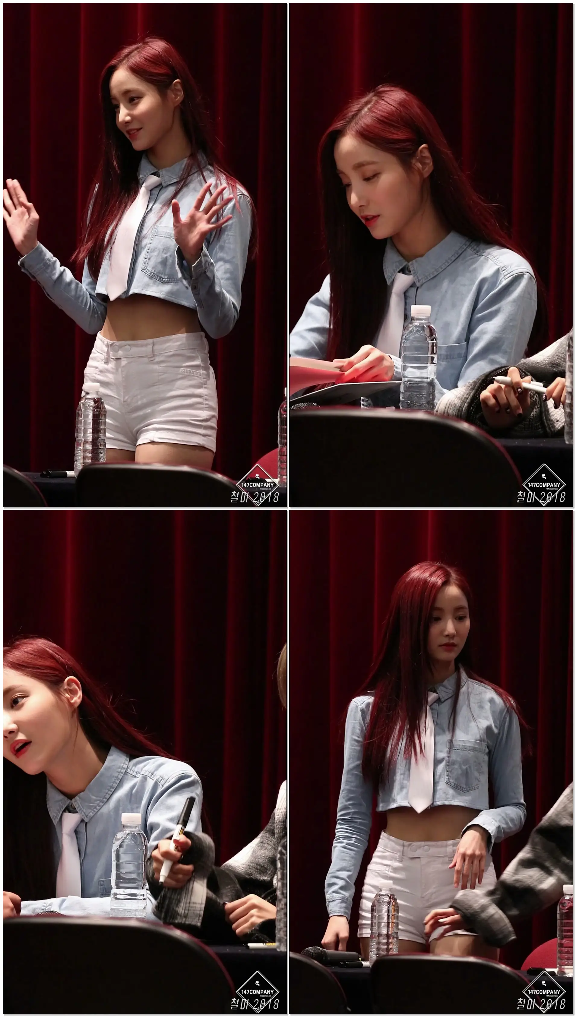 180107 모모랜드 (MOMOLAND) 연우 (Yeonwoo) 시작멘트 BY 철이 147Company - 영등포 팬싸(직캠/fancam)