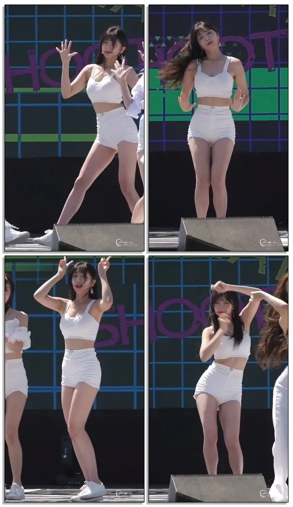 180908 라붐 Laboum 해인 Shooting Love 푱푱 @국방일보전우마라톤대회 여의도한강공원4K 60P 직캠