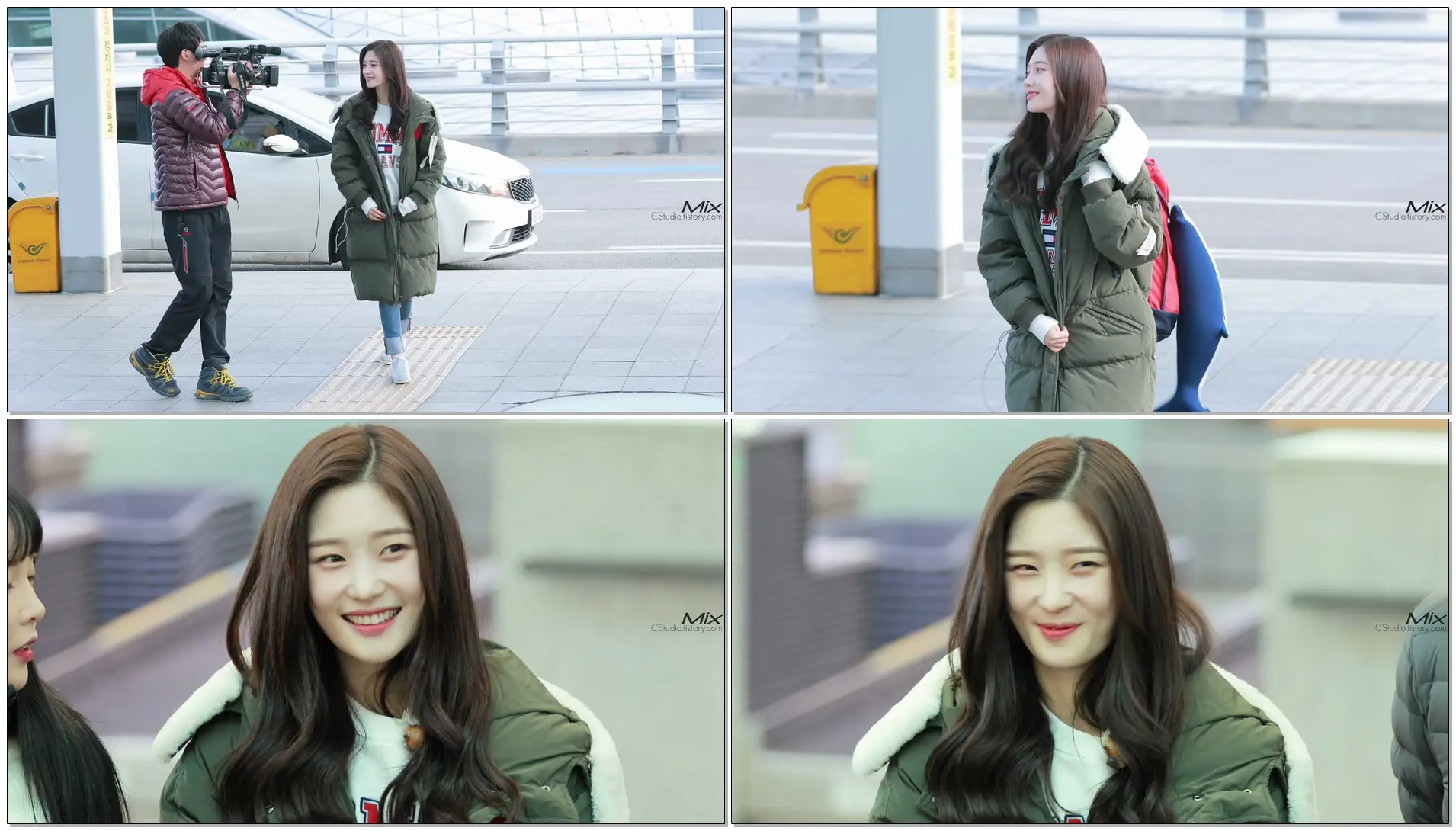 180102 정글의법칙 ICN출국 정채연Chaeyeon focus