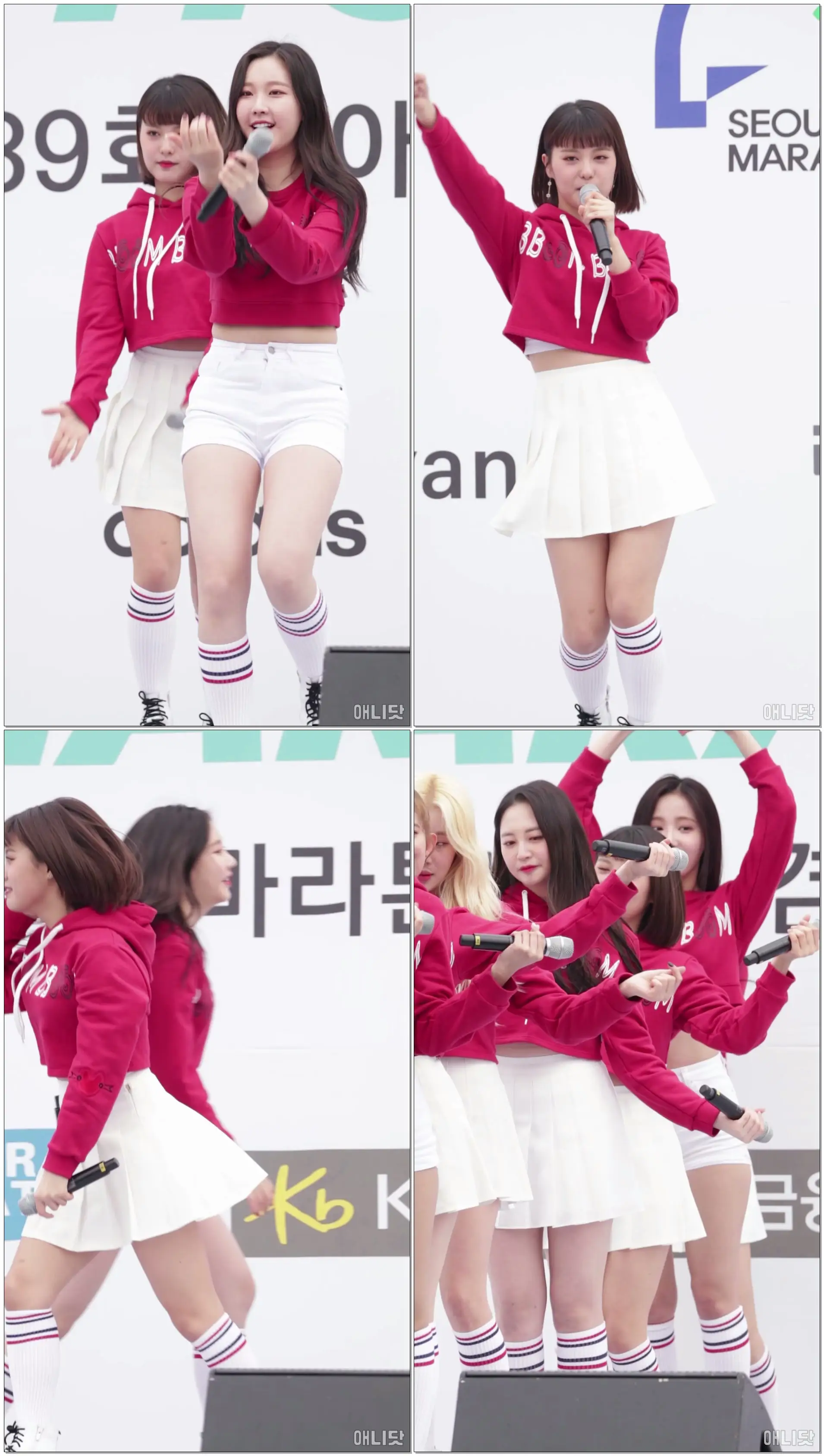 180318 모모랜드 (MOMOLAND) 아인 직캠 - 어마어마해 (서울 동아 국제 마라톤) By 애니닷