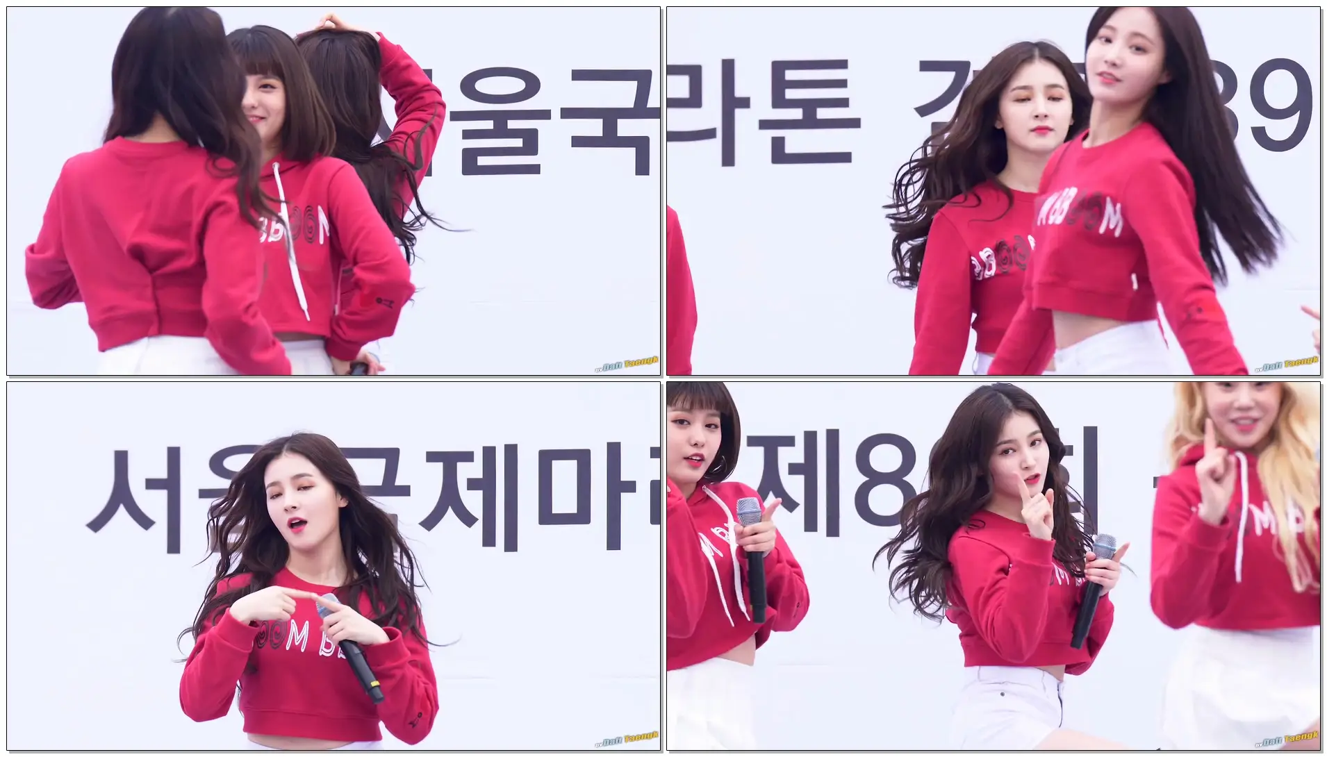180318 낸시 Nancy 모모랜드 MOMOLAND '꼼짝마 Freeze' @서울국제마라톤 4K 60P 직캠 by DaftTaengk