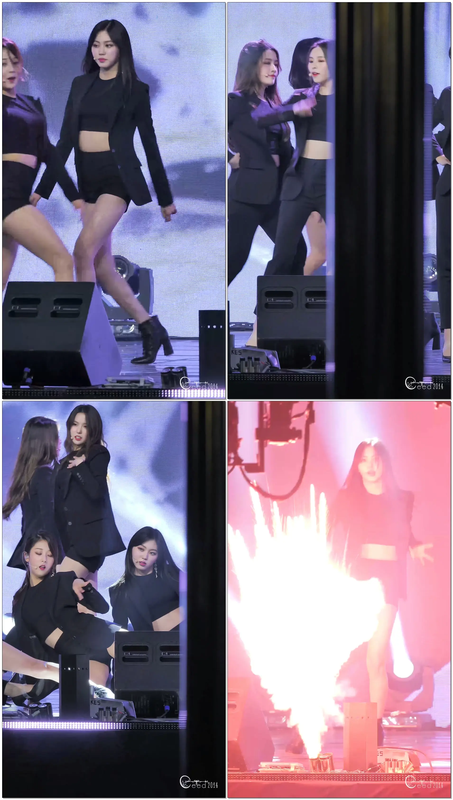 20180506_CLC_은빈_블랙드레스_양구곰취축제 공개방송_직캠_4k_60p_fancam by Ceed