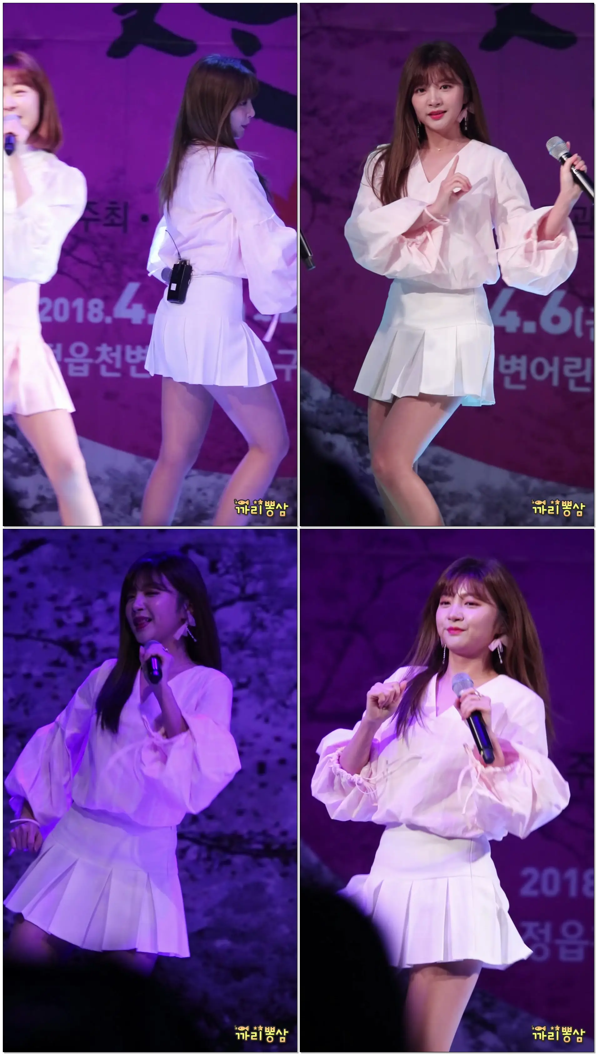 180406 LABOUM 라붐 (해인) 두바둡 [직캠/Fancam] @ 정읍 벚꽃축제 축하무대 by 까리뽕삼