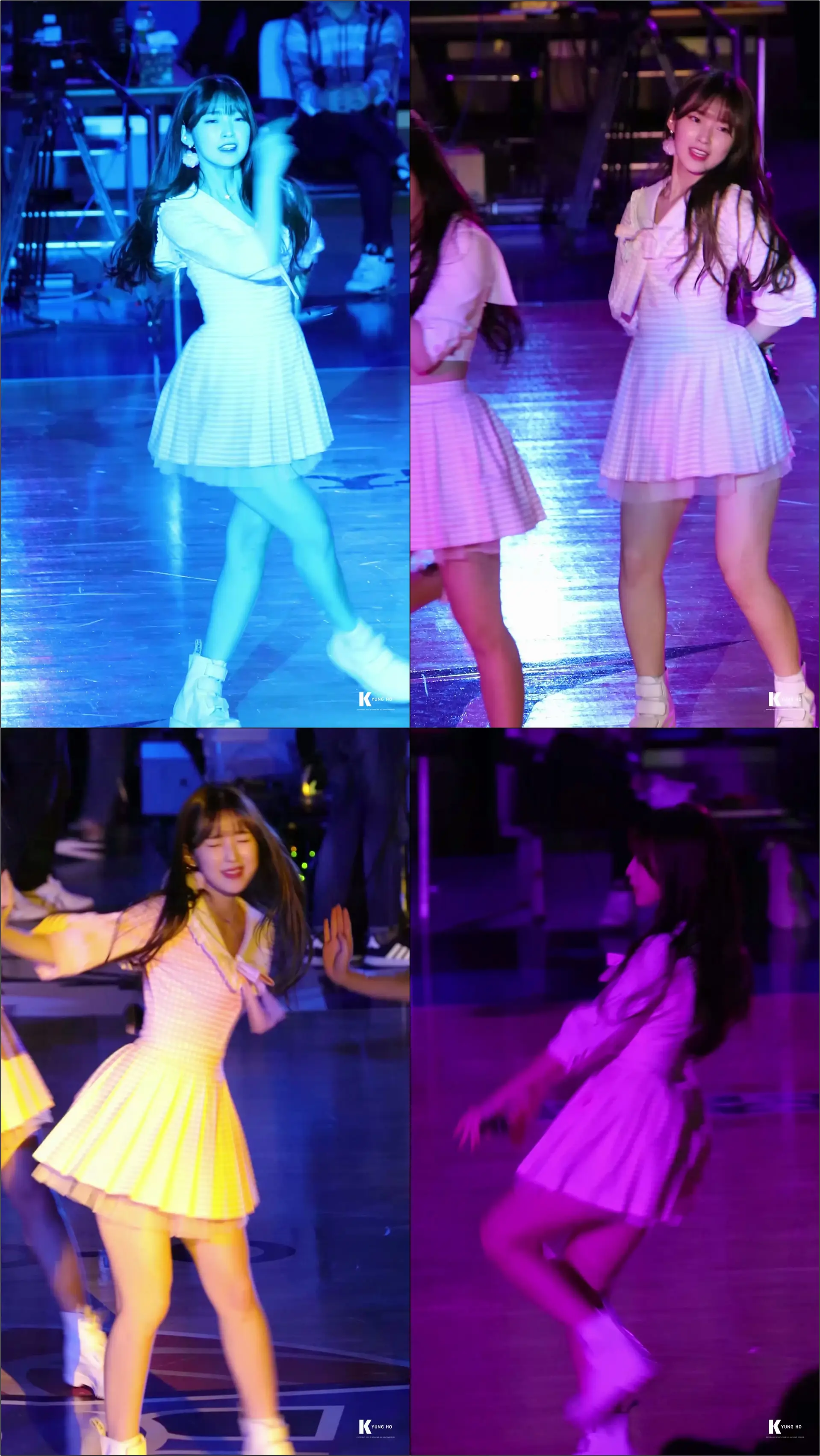 171021 KCC vs 현대모비스 축하공연 오마이걸 (ohmygirl) Windy day 아린 직캠 / fancam