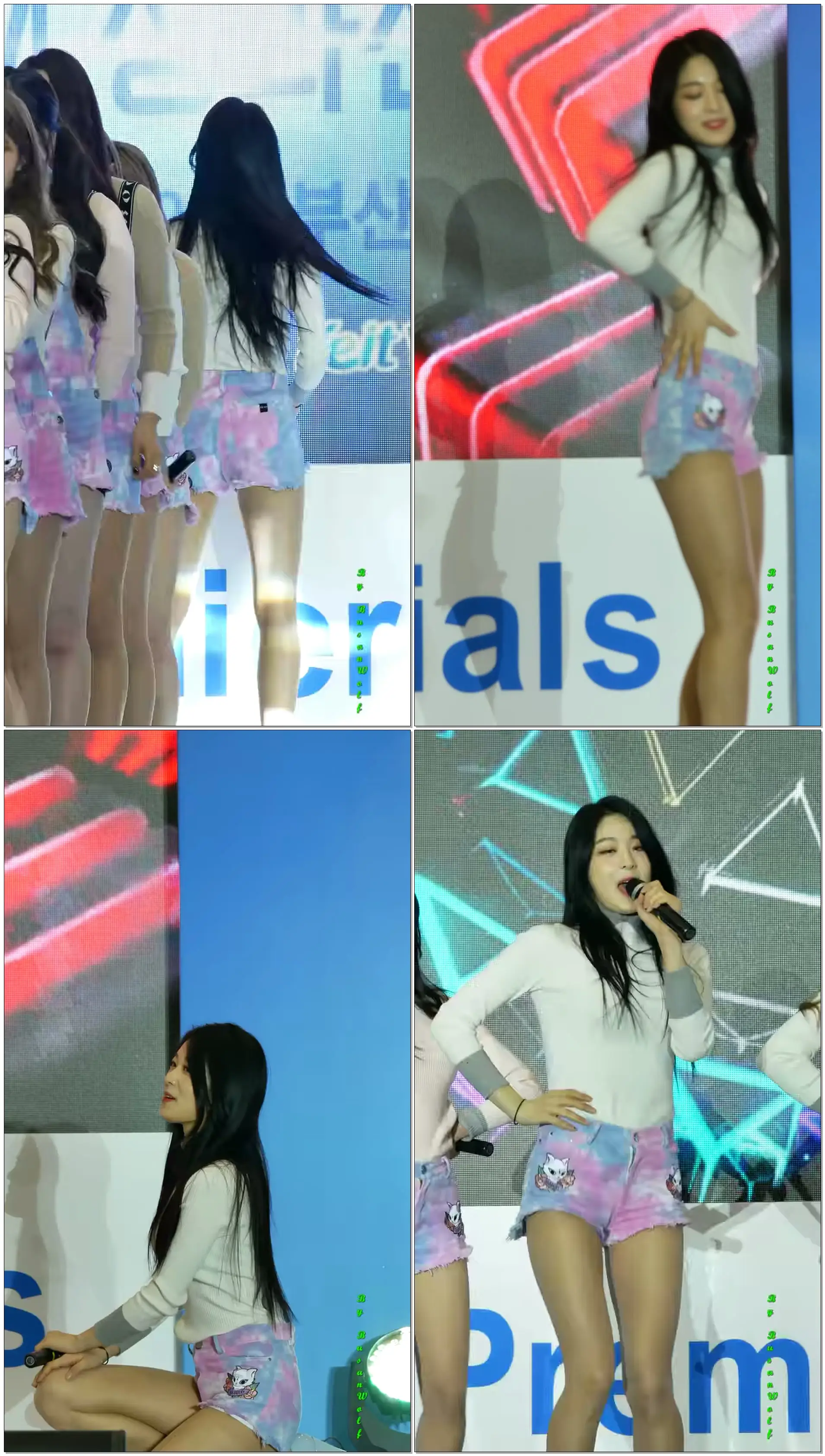 180208 해시태그 다정 직캠 심쿵해 Hash Tag - Heart Attack Fancam WPM 성과전시회 by BusanWolf