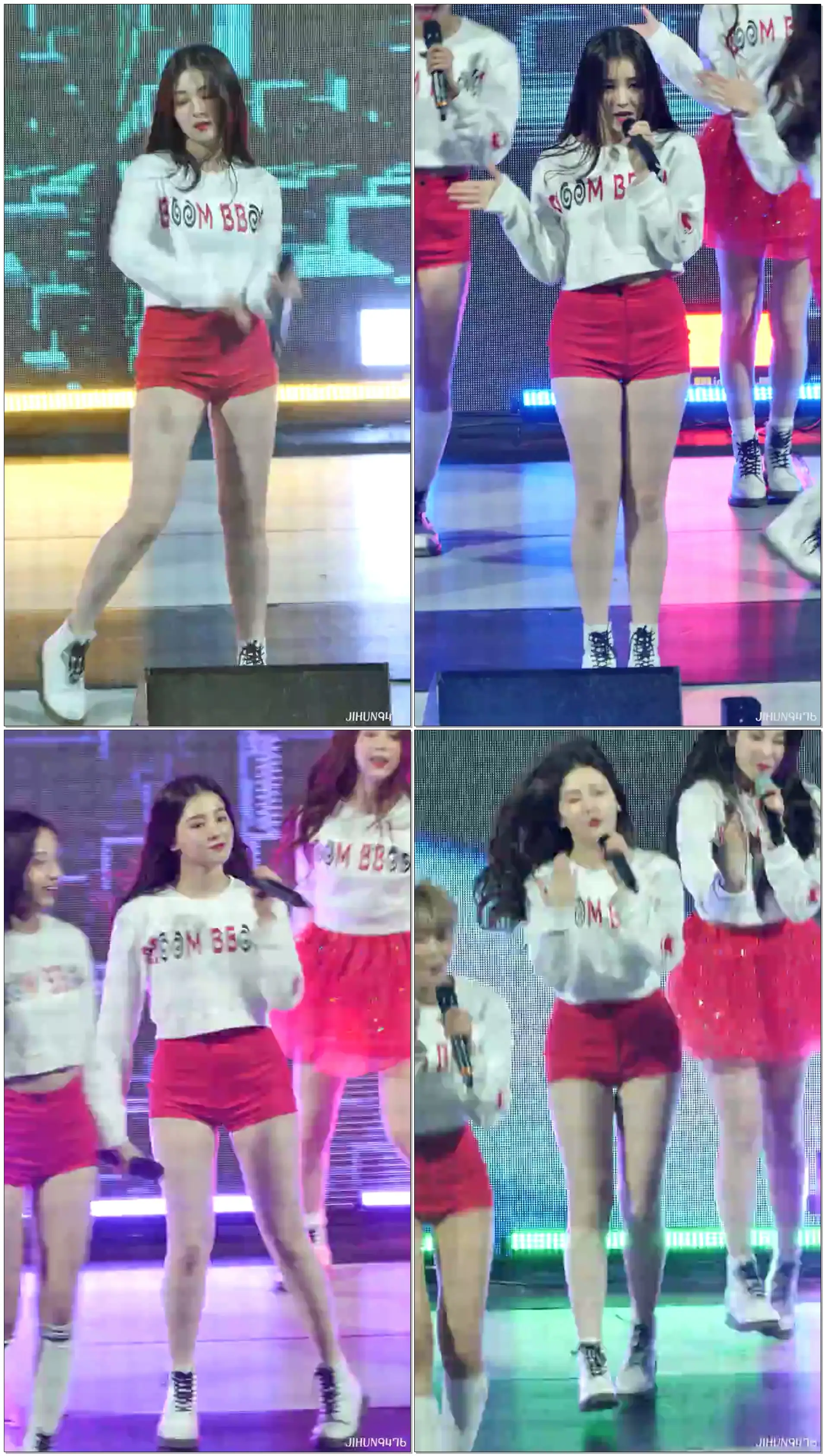 [4k] 180401 모모랜드 MOMOLAND(낸시 Nancy) - 짠쿵쾅 @ 2018 KT WIZ 시민 서포터즈 페스티벌 직캠 by jihun9476