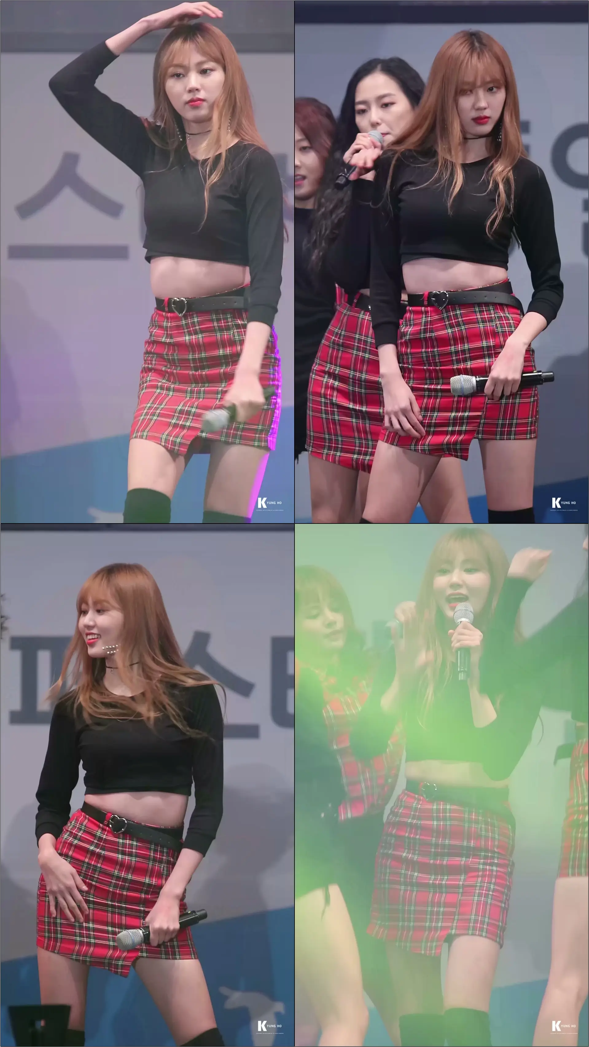 171021 춘천 이국주의 영스트리스 공개방송 CLC 도깨비 은빈 직캠 / fancam