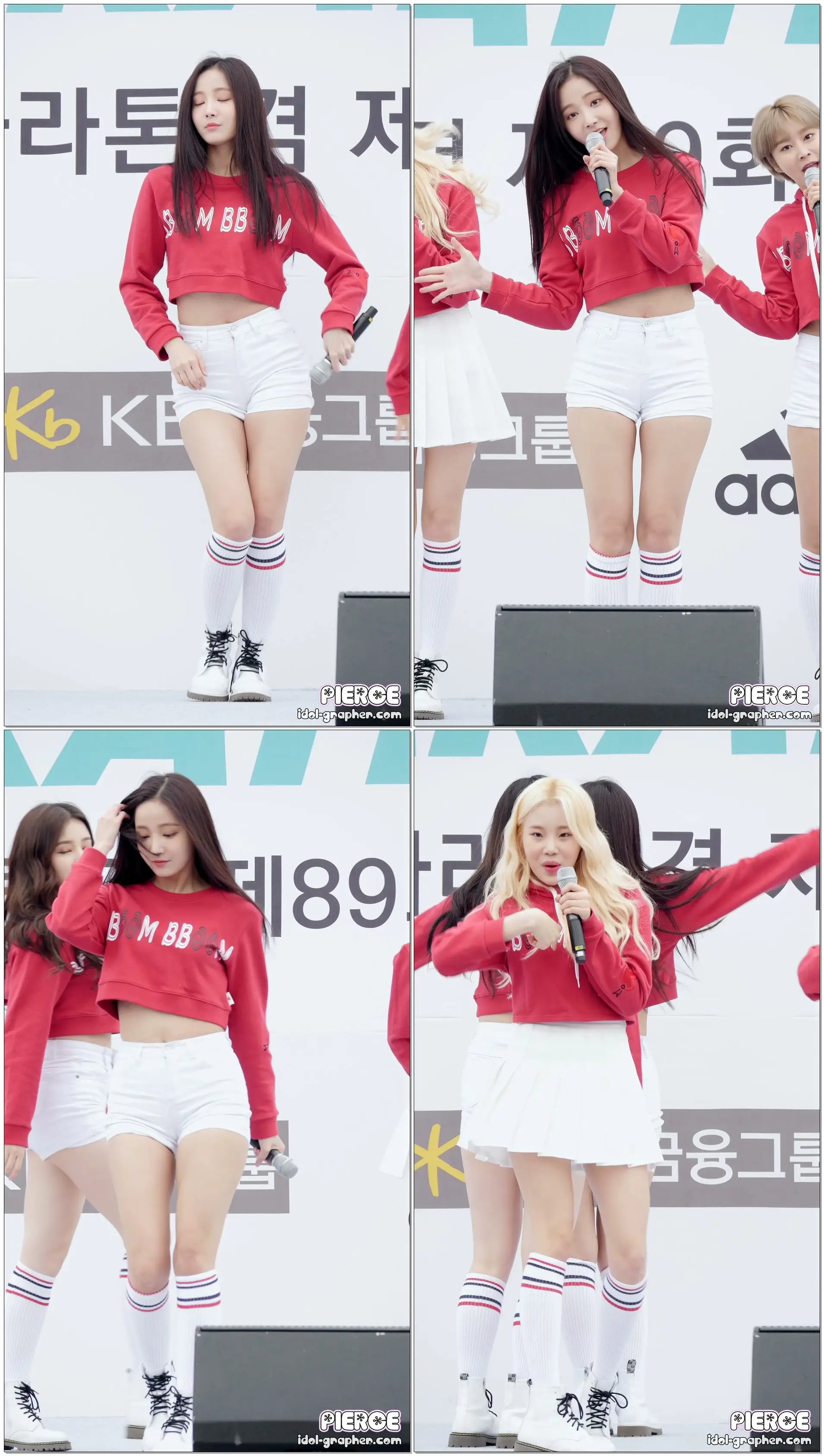 [4K] [180318] 모모랜드 MOMOLAND (연우) - 짠쿵쾅 (서울국제마라톤대회 축하공연) 직캠/Fancam by PIERCE