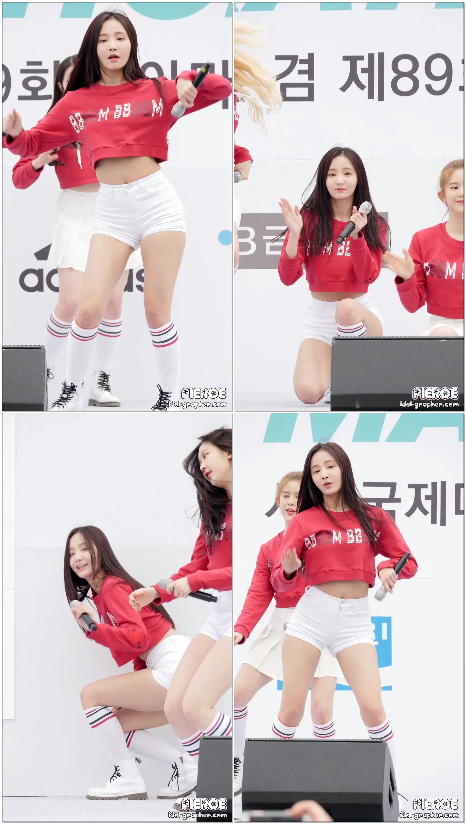 [4K] [180318] 모모랜드 MOMOLAND (연우) - 뿜뿜 BBoom BBoom (서울국제마라톤대회 축하공연) 직캠/Fancam by PIERCE