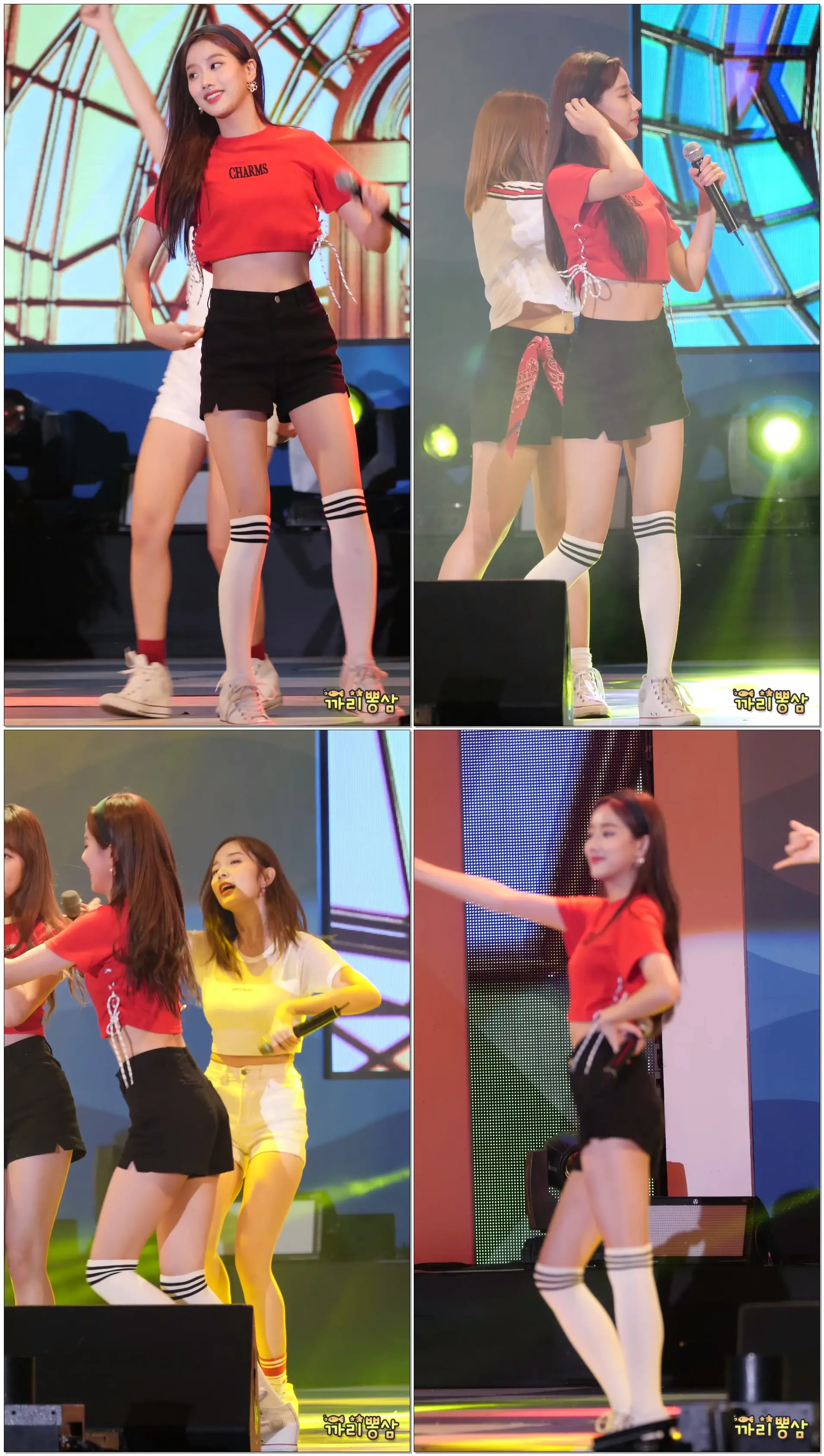 [4K]180728 APRIL 에이프릴 나은 MAYDAY 메이데이 [직캠/Fancam] @ 봉화은어축제 by 까리뽕삼