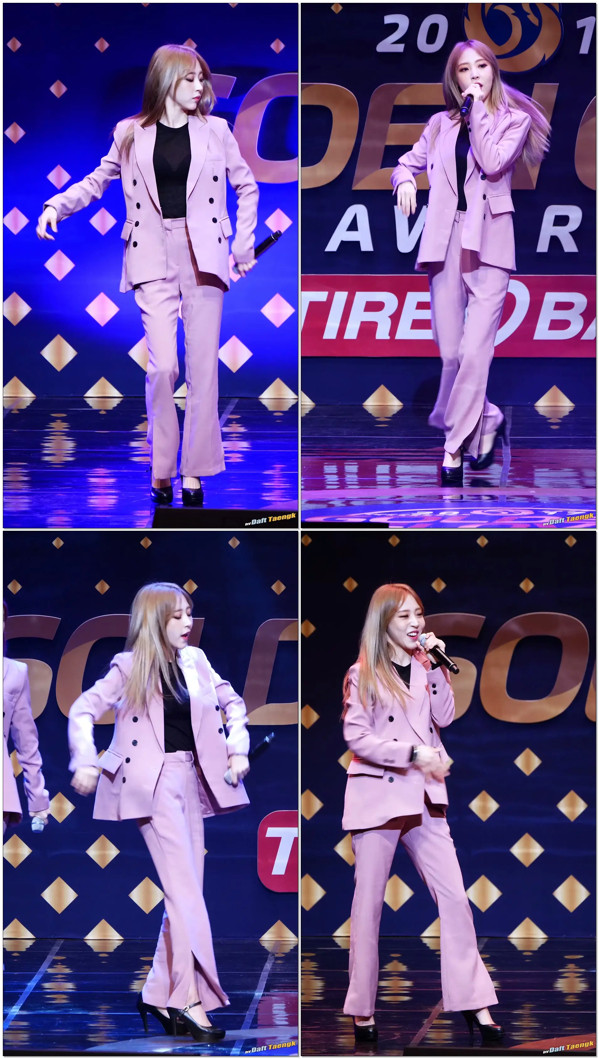 171213 문별 MoonByul 마마무 MAMAMOO '나로 말할 것 같으면 Yes I am' @골든글러브 시상식 4K 60P 직캠 by DaftTaengk