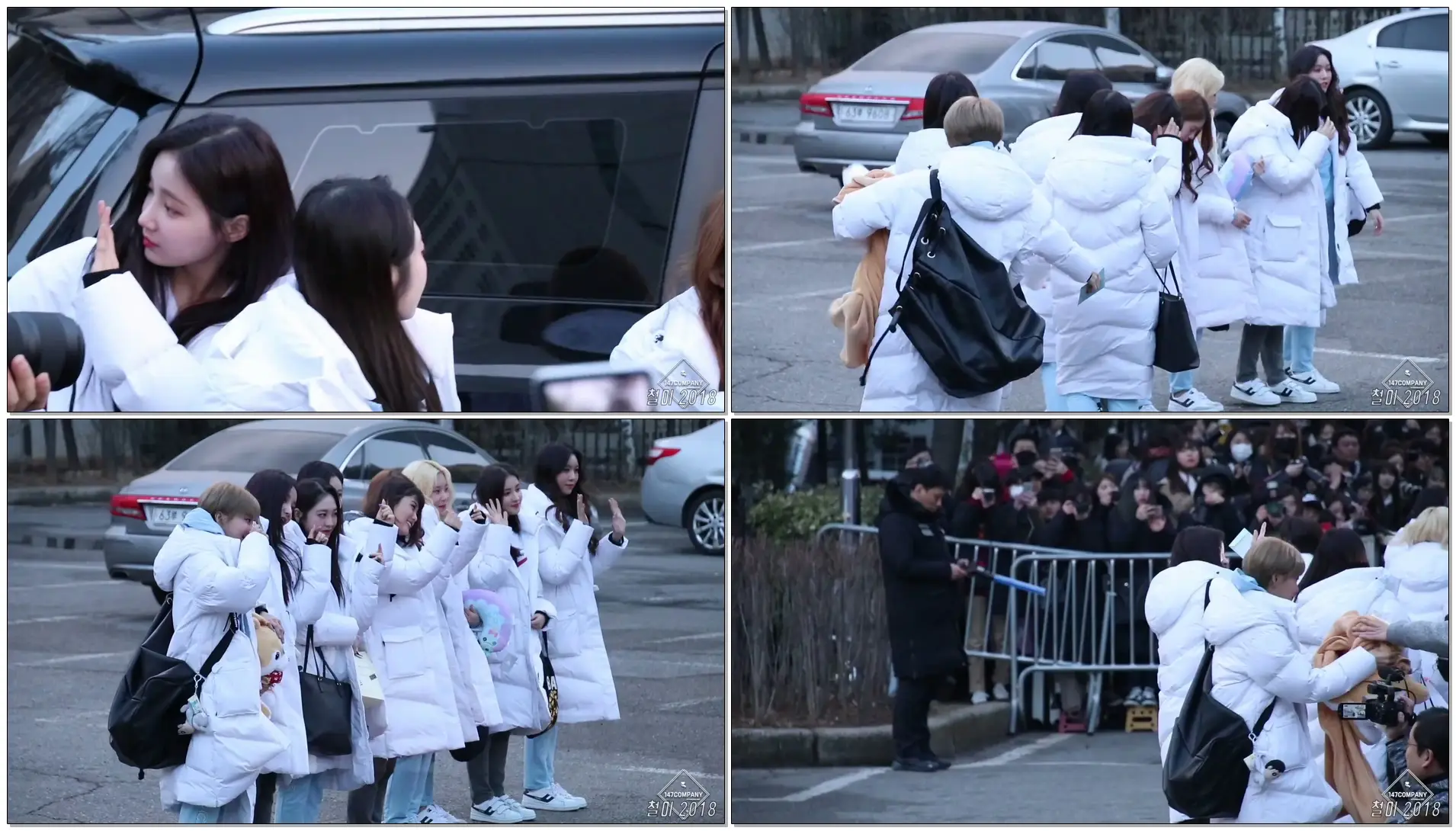 180309 모모랜드 (MOMOLAND) 전체 출근길 BY 철이 147Company - kbs 뮤직뱅크 신관공개홀(직캠/fancam)
