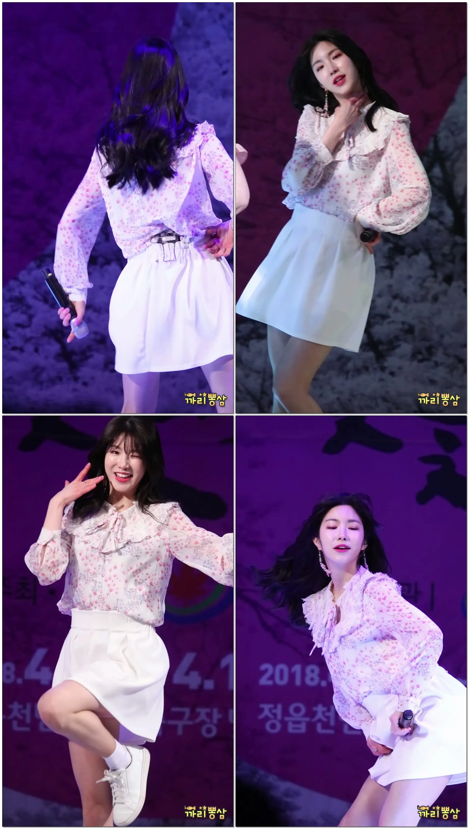 180406 LABOUM 라붐 (지엔) 휘휘 [직캠/Fancam] @ 정읍 벚꽃축제 축하무대 by 까리뽕삼