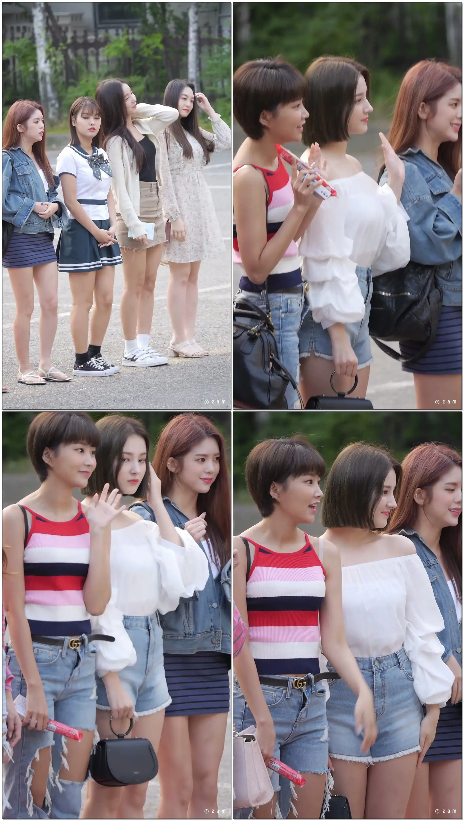 180720 모모랜드 낸시 - 뮤직뱅크 출근길 (KBS신관공개홀) 직캠 fancam by zam