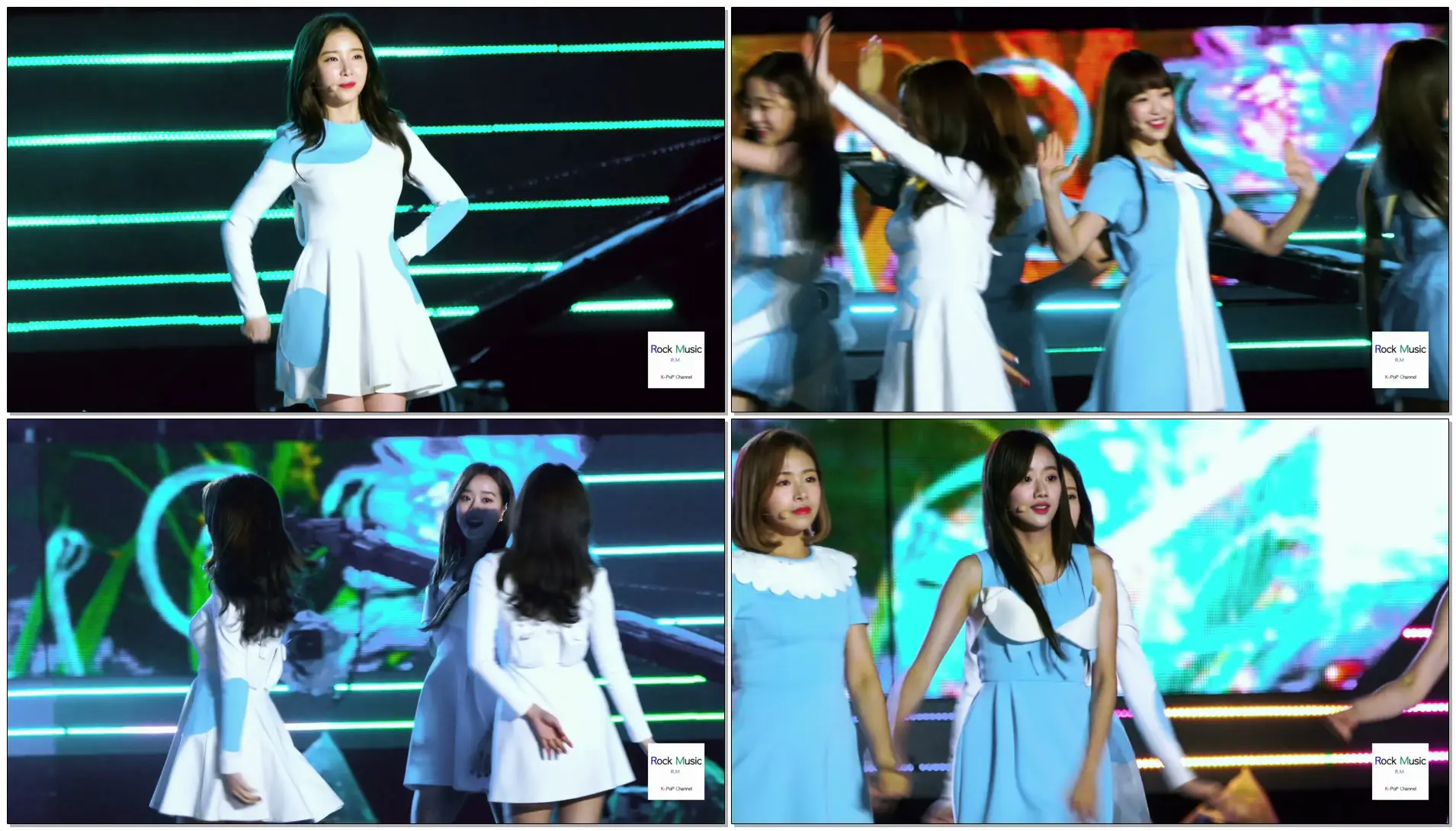 에이프릴 APRIL (윤채경) [4K 직캠]파랑새 The Blue Bird,컬러Ver.@180404 락뮤직