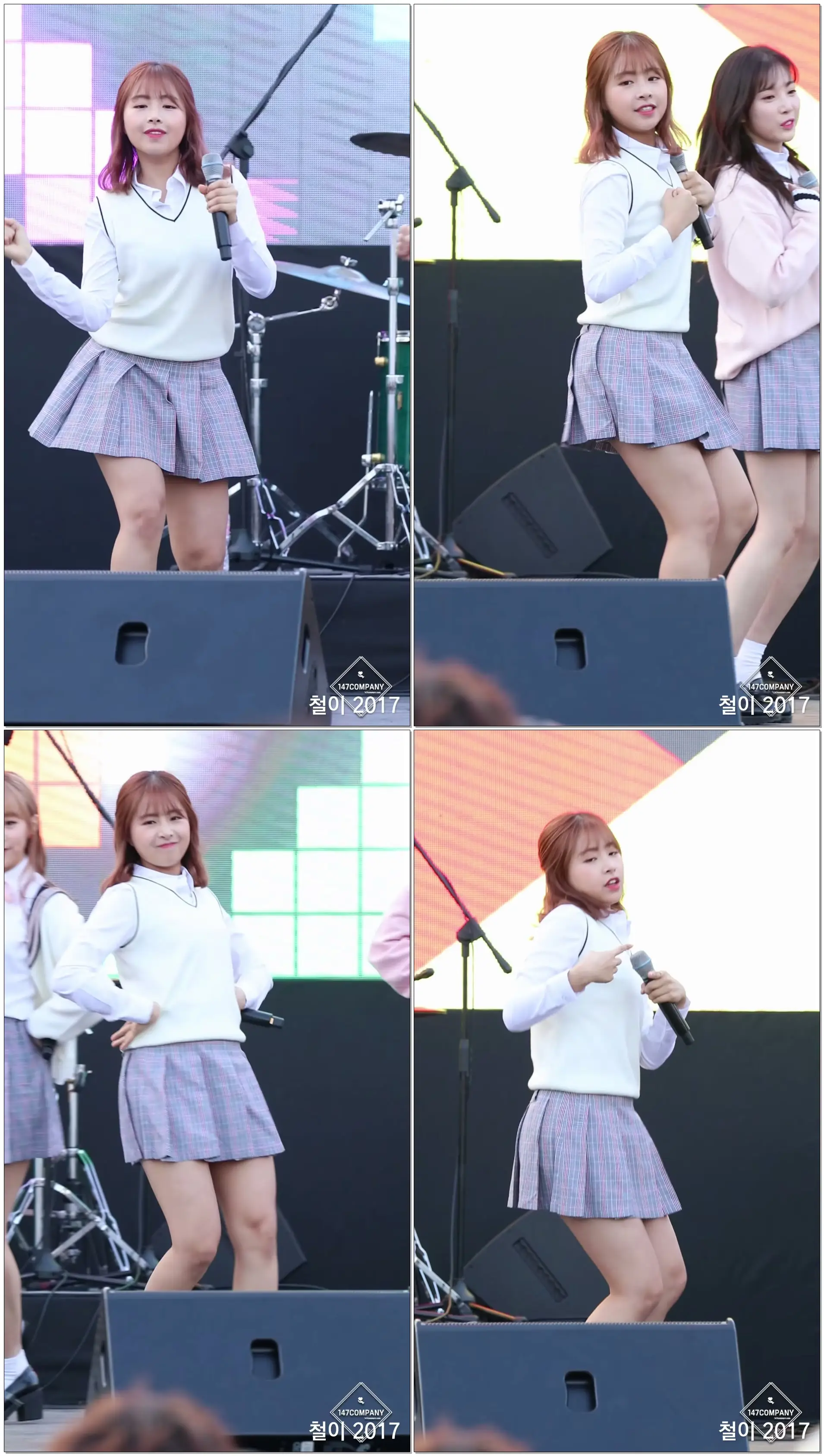 171105 에이프릴 (April) 채원 (CHAEWON) 띵 (TTING) BY 철이 147Company - 오산 청소년축제(직캠/fancam)
