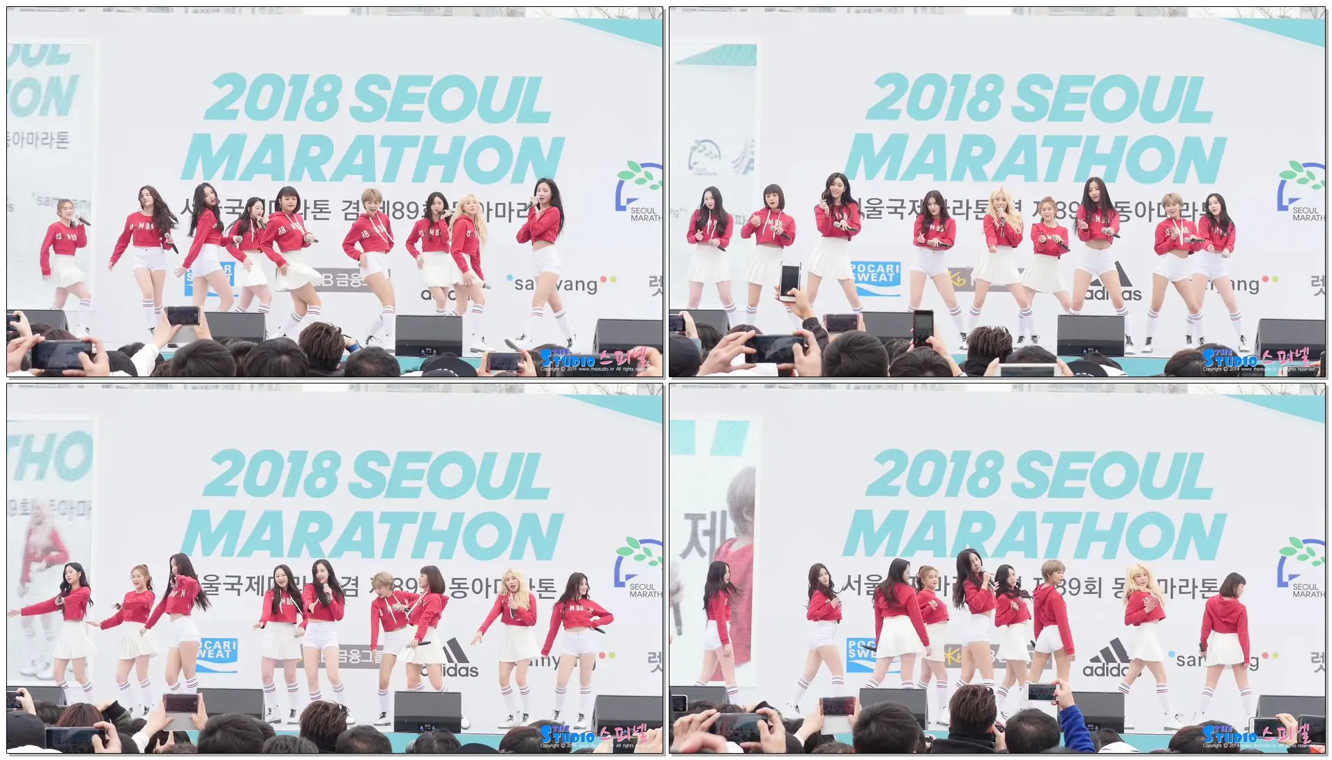 180318 모모랜드 '뿜뿜' 4K 전체 직캠 MOMOLAND fancam - BBoom BBoom (서울국제마라톤) by Spinel