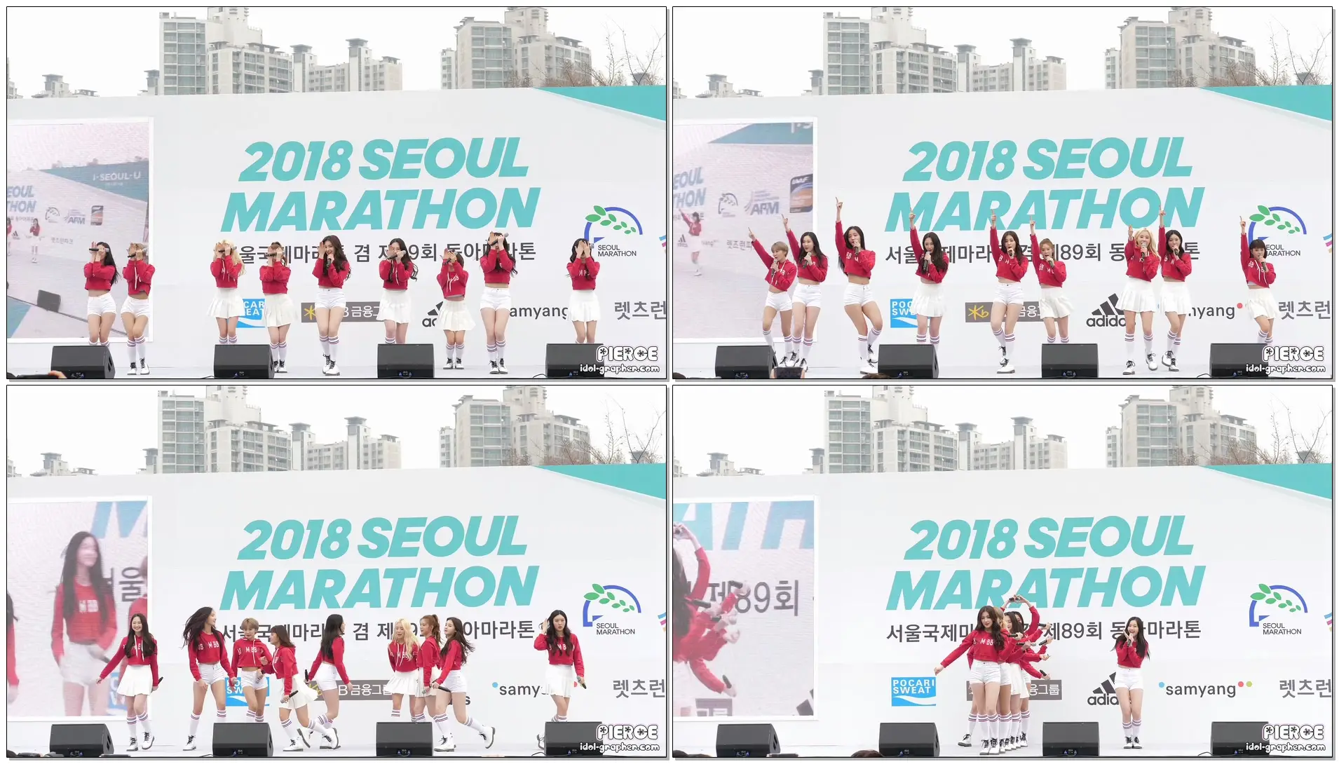 [4K] [180318] 모모랜드 MOMOLAND - 어마어마해 EDM Ver. (서울국제마라톤대회 축하공연) 직캠/Fancam by PIERCE