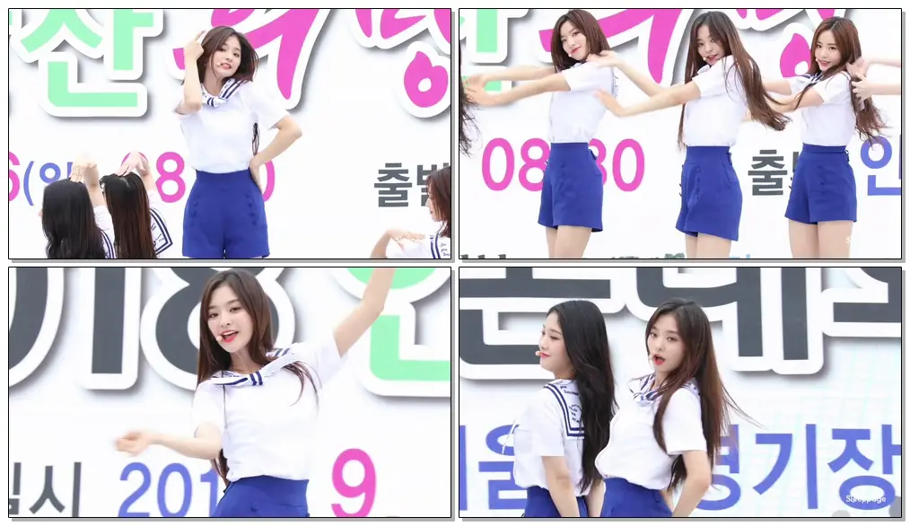 [4K] 180916 프로미스나인 fromis9 두근두근 DKDK 이나경 LEE NAKYUNG @ 안산희망마라톤 By Sleeppage