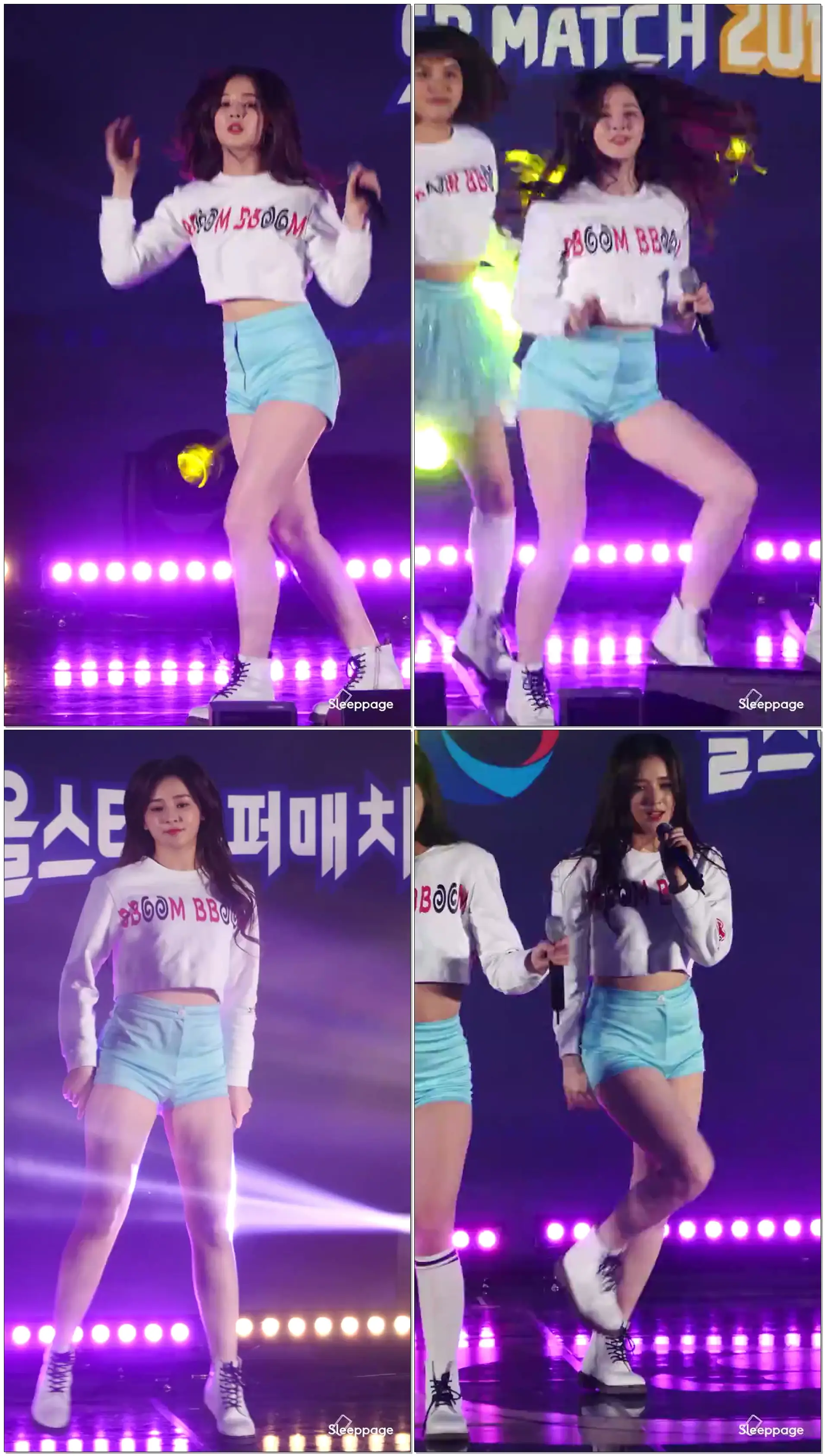 [4K] 180408 모모랜드 MOMOLAND 뿜뿜 BBOOM BBOOM 낸시 Nancy @ 한국태국친선배구 By Sleeppage