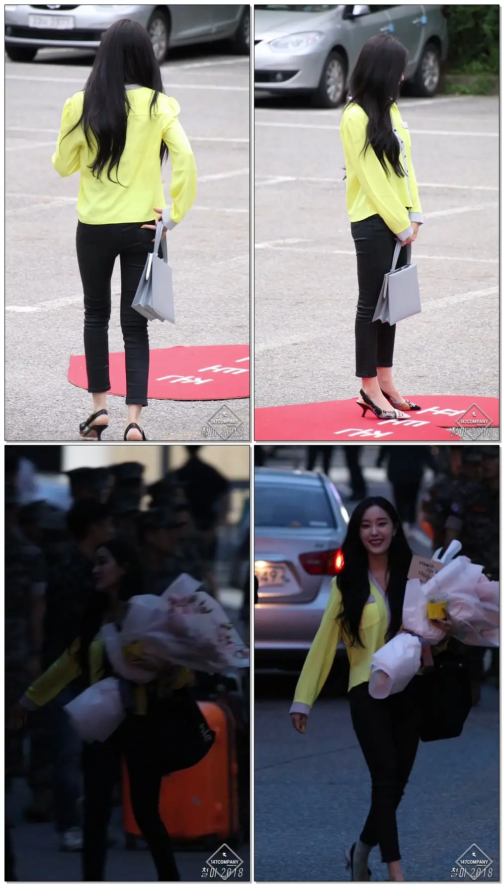180914 효민 (Hyomin) 출퇴근길 BY 철이 147Company - kbs 뮤직뱅크 신관공개홀(직캠/fancam)