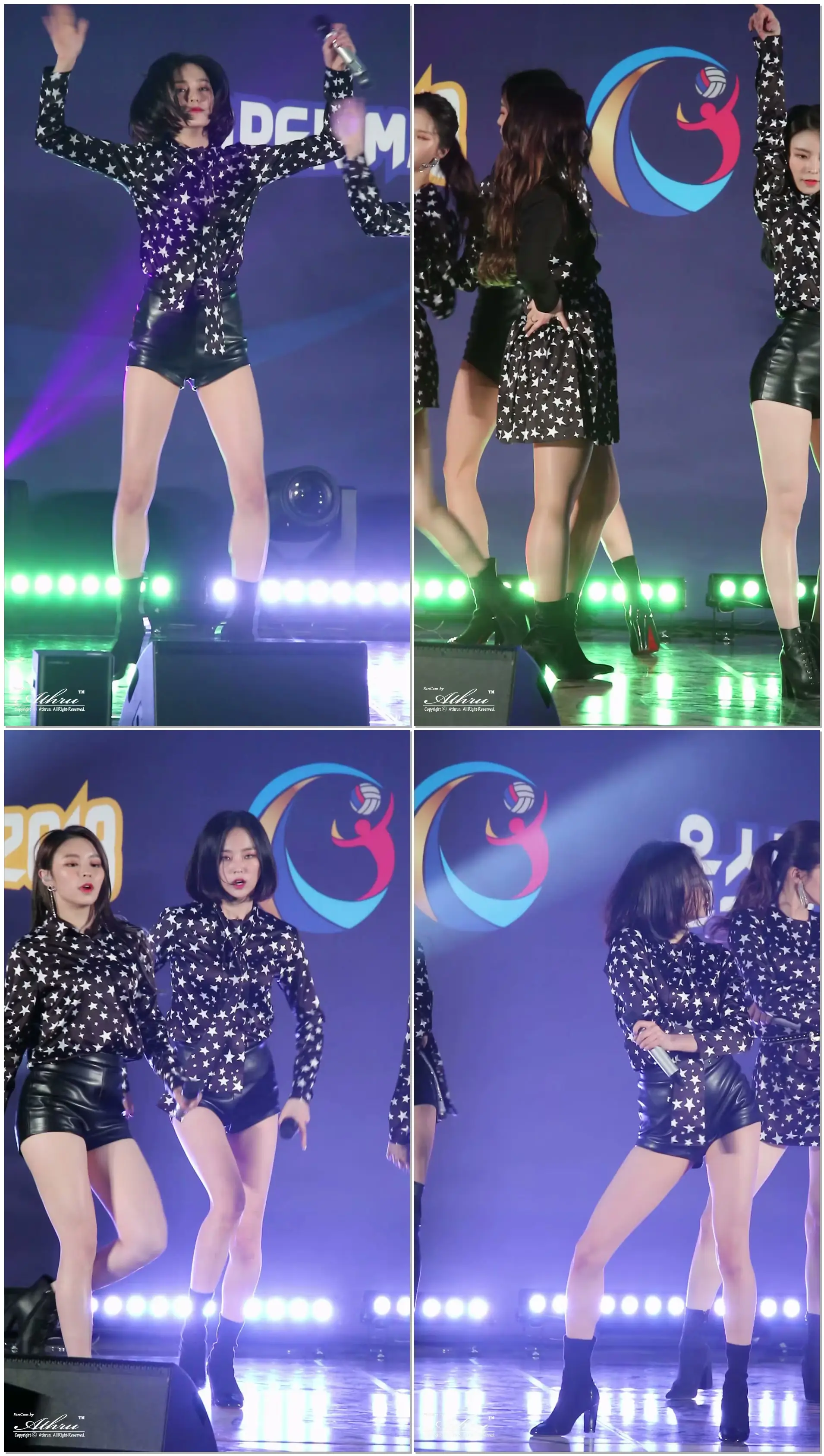 180408 씨엘씨 CLC 예은 장예은 +Black Dress 직캠 FanCam @한국-태국 여자배구 올스타매치 by Athrun