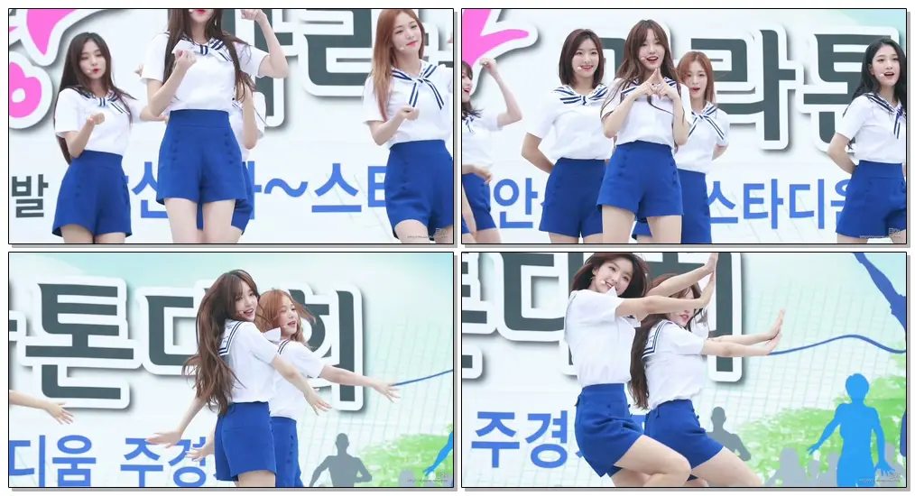 투하트 4K180916 프로미스나인(fromis_9) 노지선 - To Heart (2018 안산희망마라톤대회)